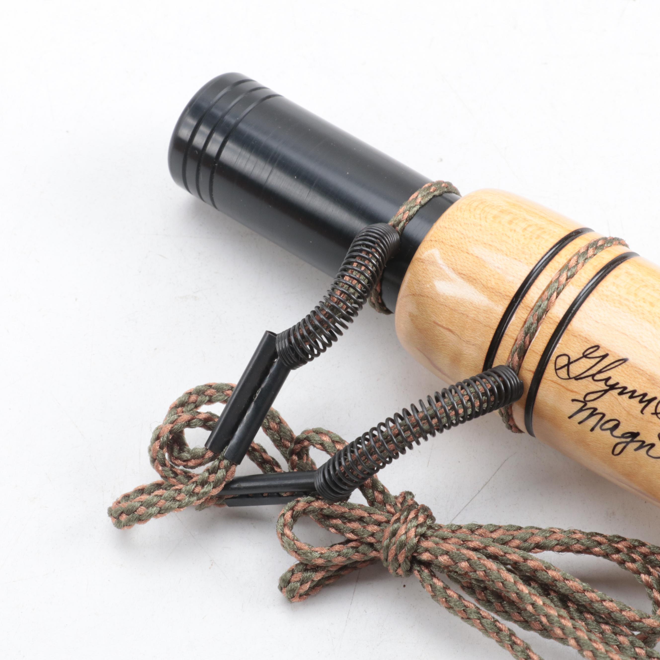 Glynn Scobey HandCrafted Wooden Magnum Goose and Mallard Duck Calls EBTH