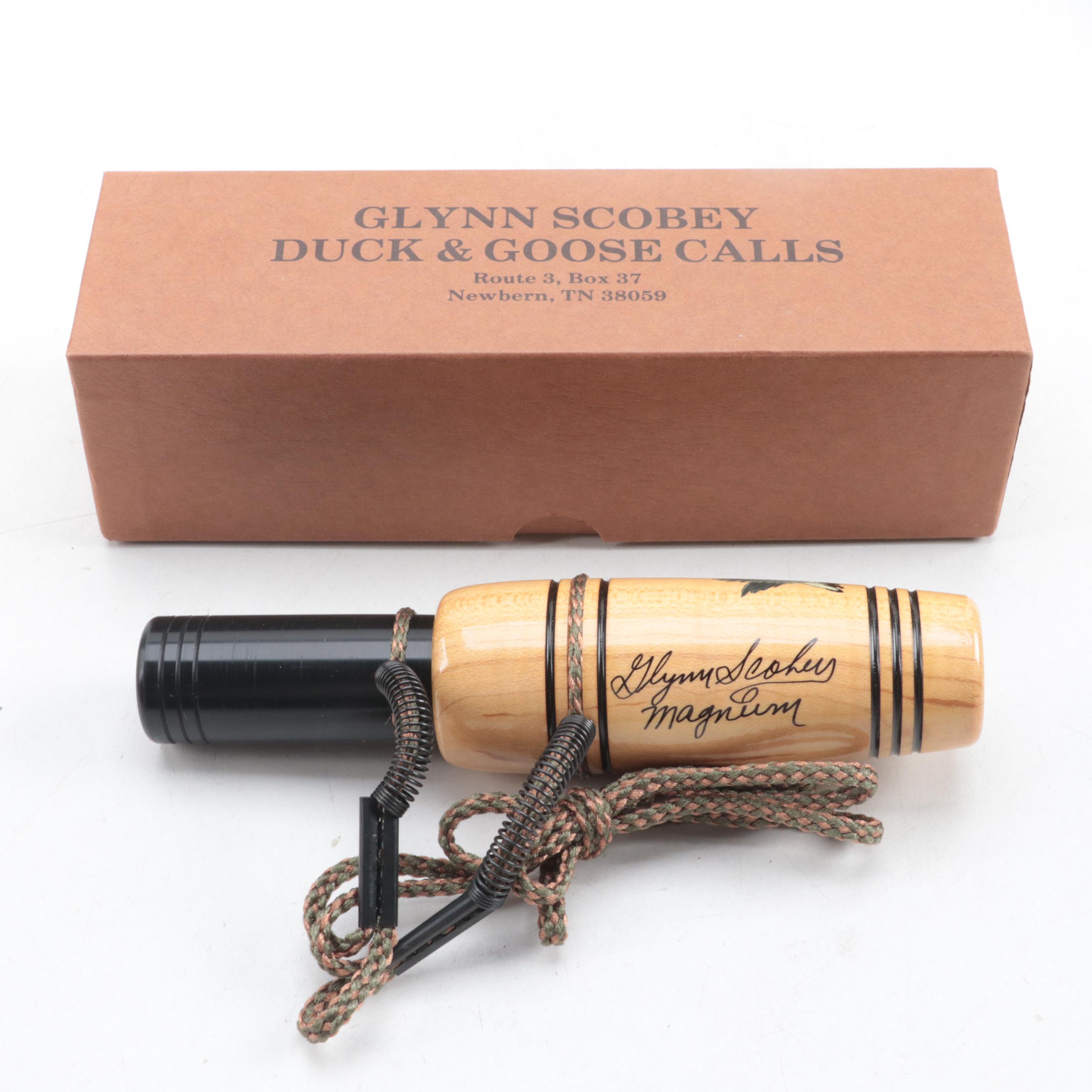 Glynn Scobey Hand-Crafted Wooden Magnum Goose and Mallard Duck Calls | EBTH