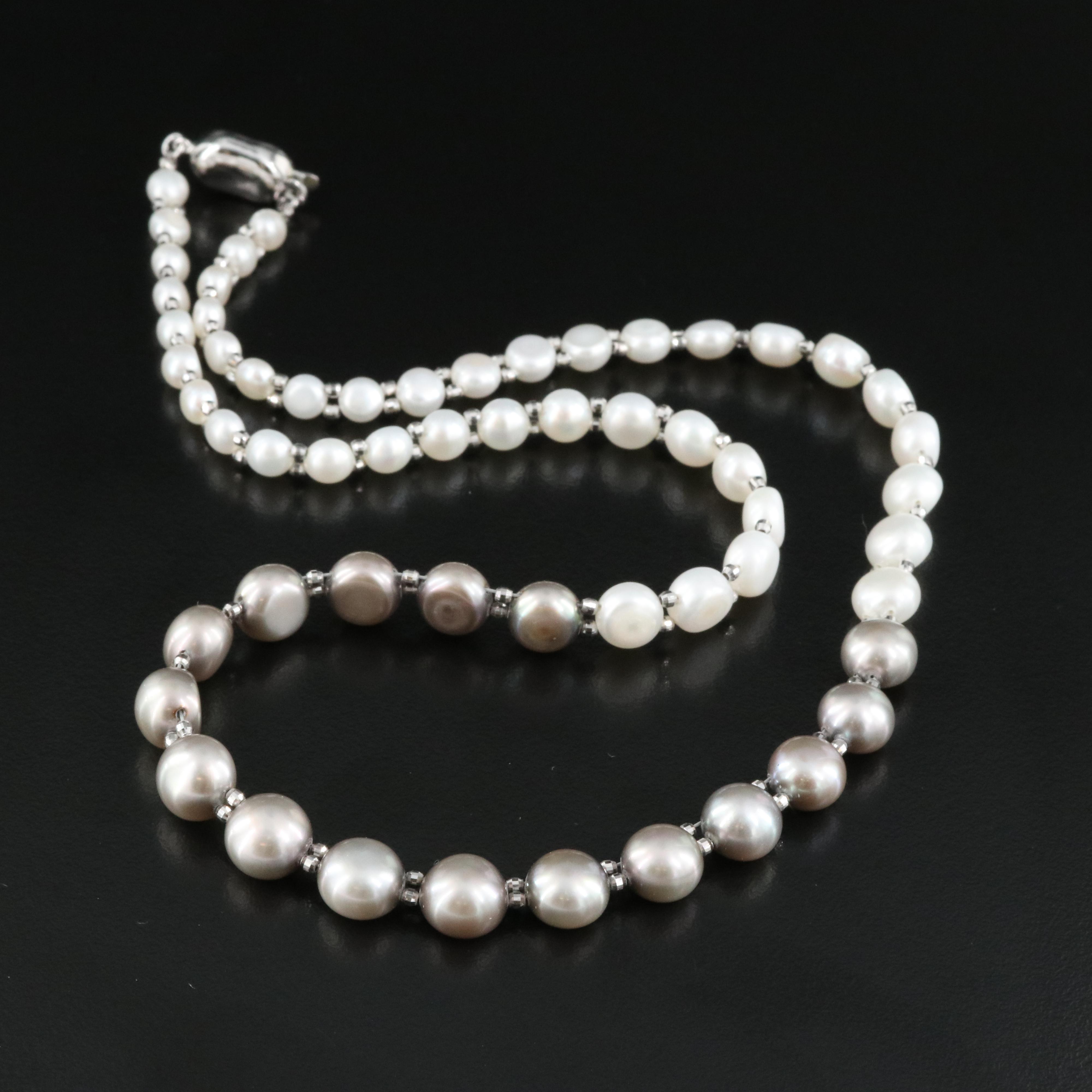 14K Pearl Necklace EBTH