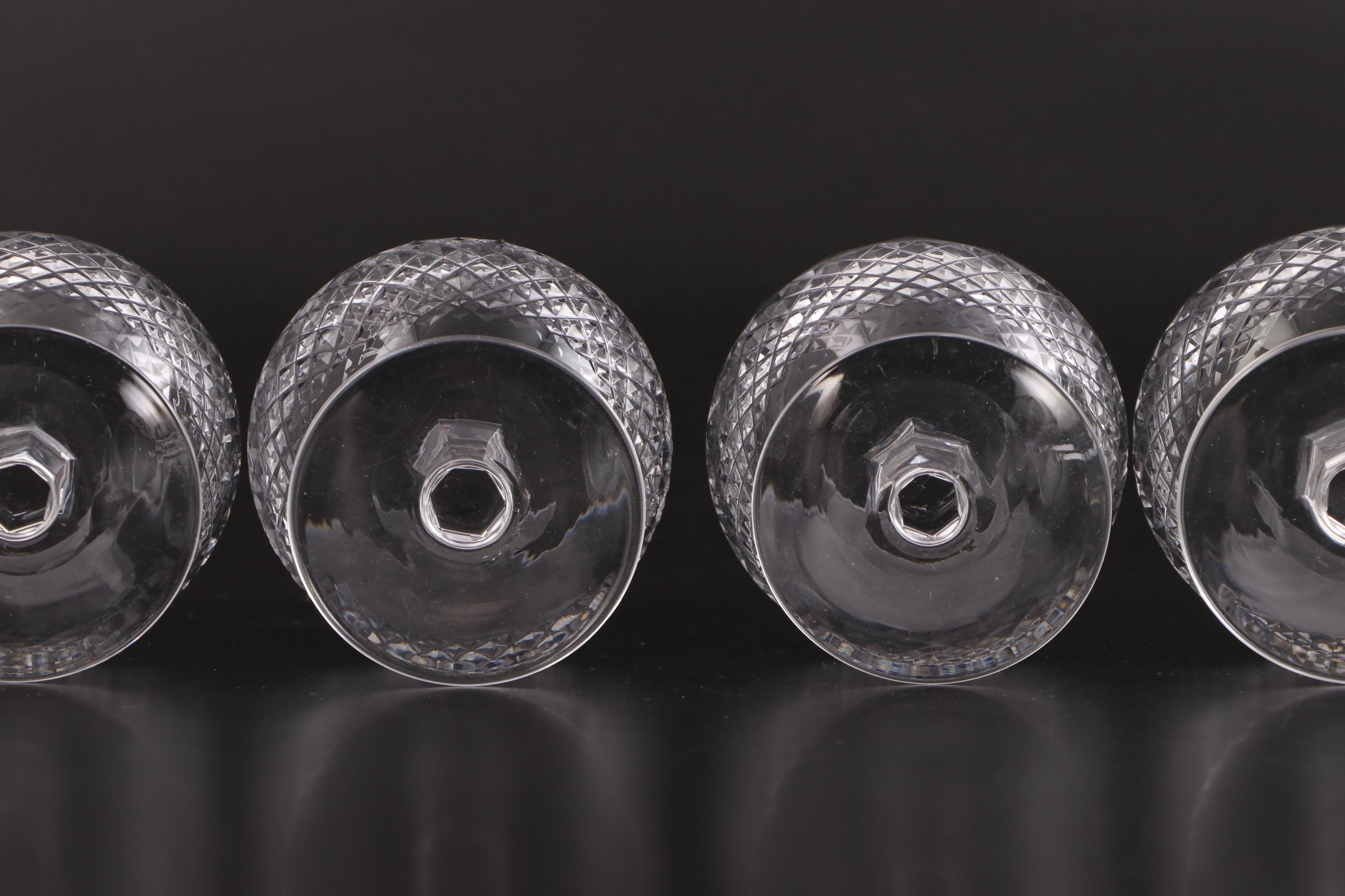 Waterford "Colleen Tall Stem" Cut Crystal Brandy Snifters EBTH