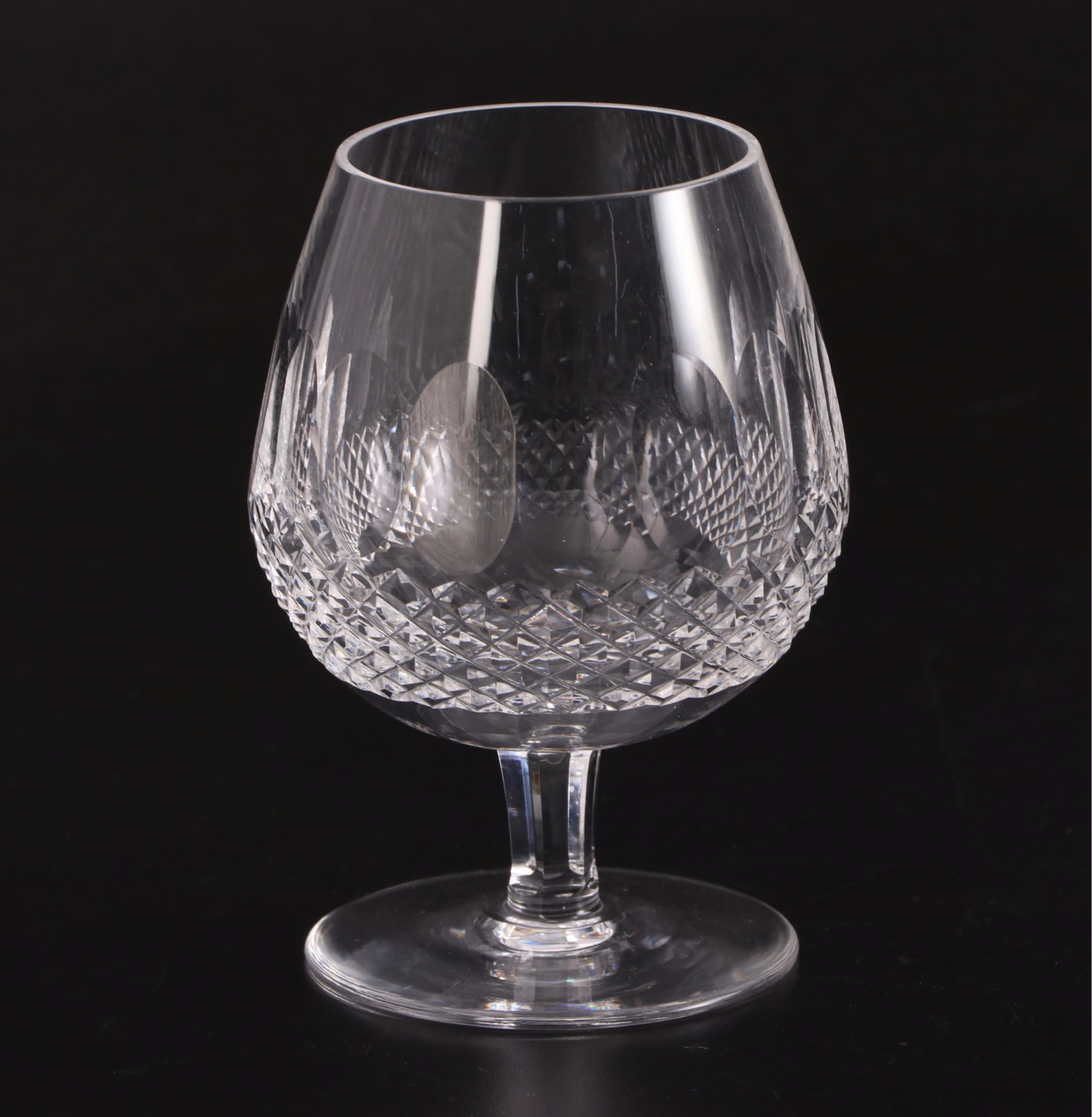 Waterford "Colleen Tall Stem" Cut Crystal Brandy Snifters EBTH