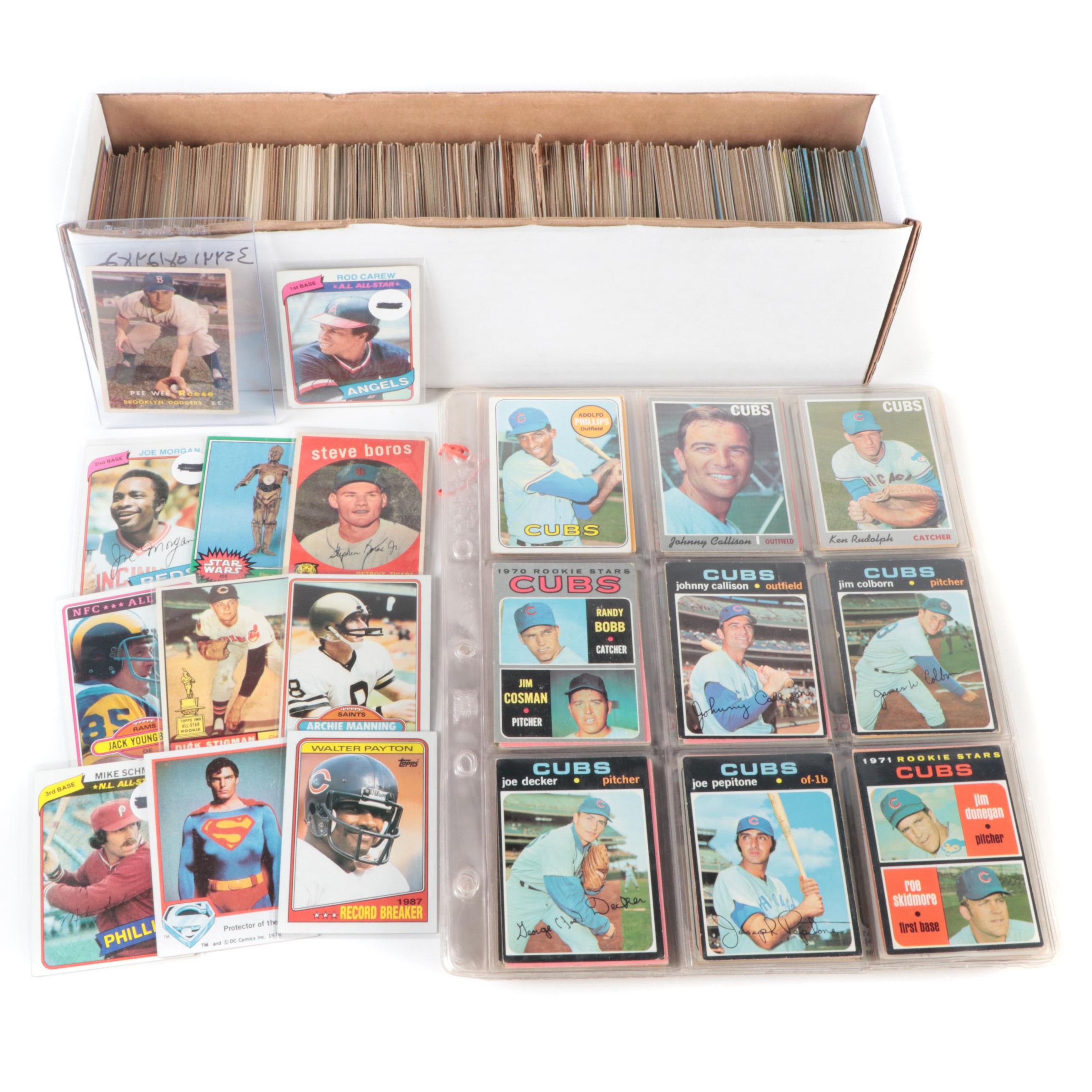 Topps, Other Sports and NonSports Trading Cards with HOF, Rookies