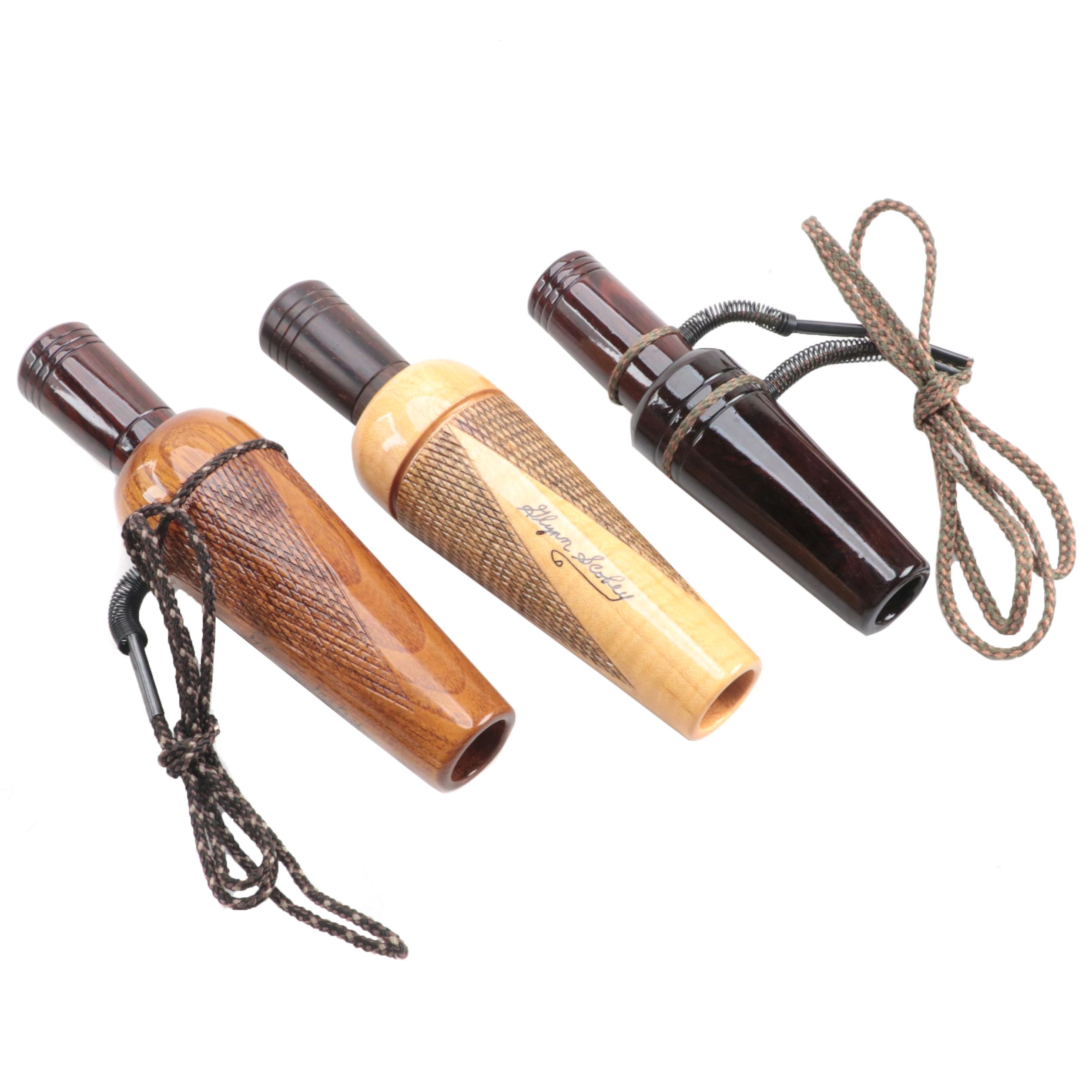 Glynn Scobey HandCrafted Wooden Duck and Goose Calls EBTH