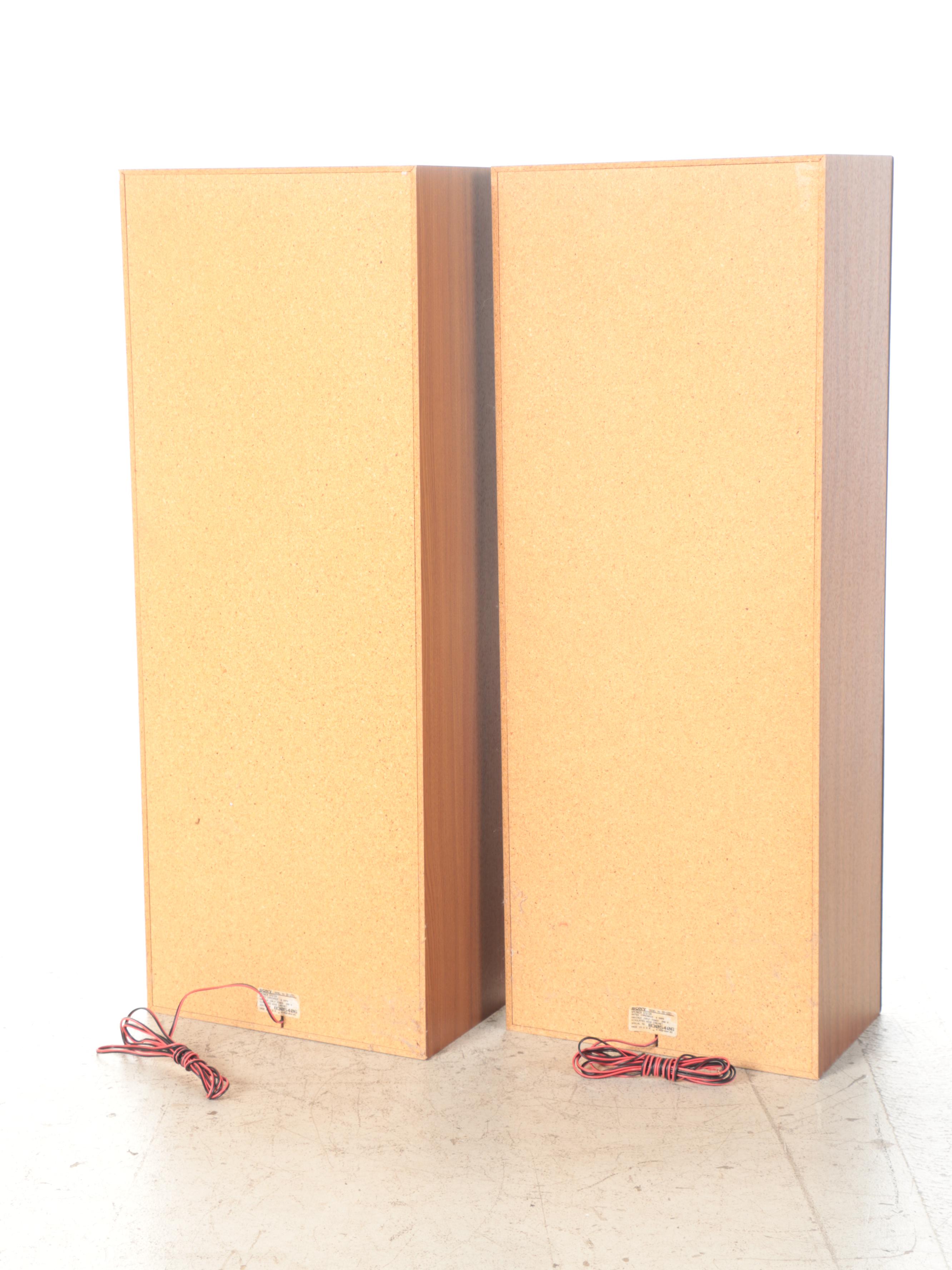 Sony Audio Rack and Integrated Stereo HiFi System With Speakers EBTH