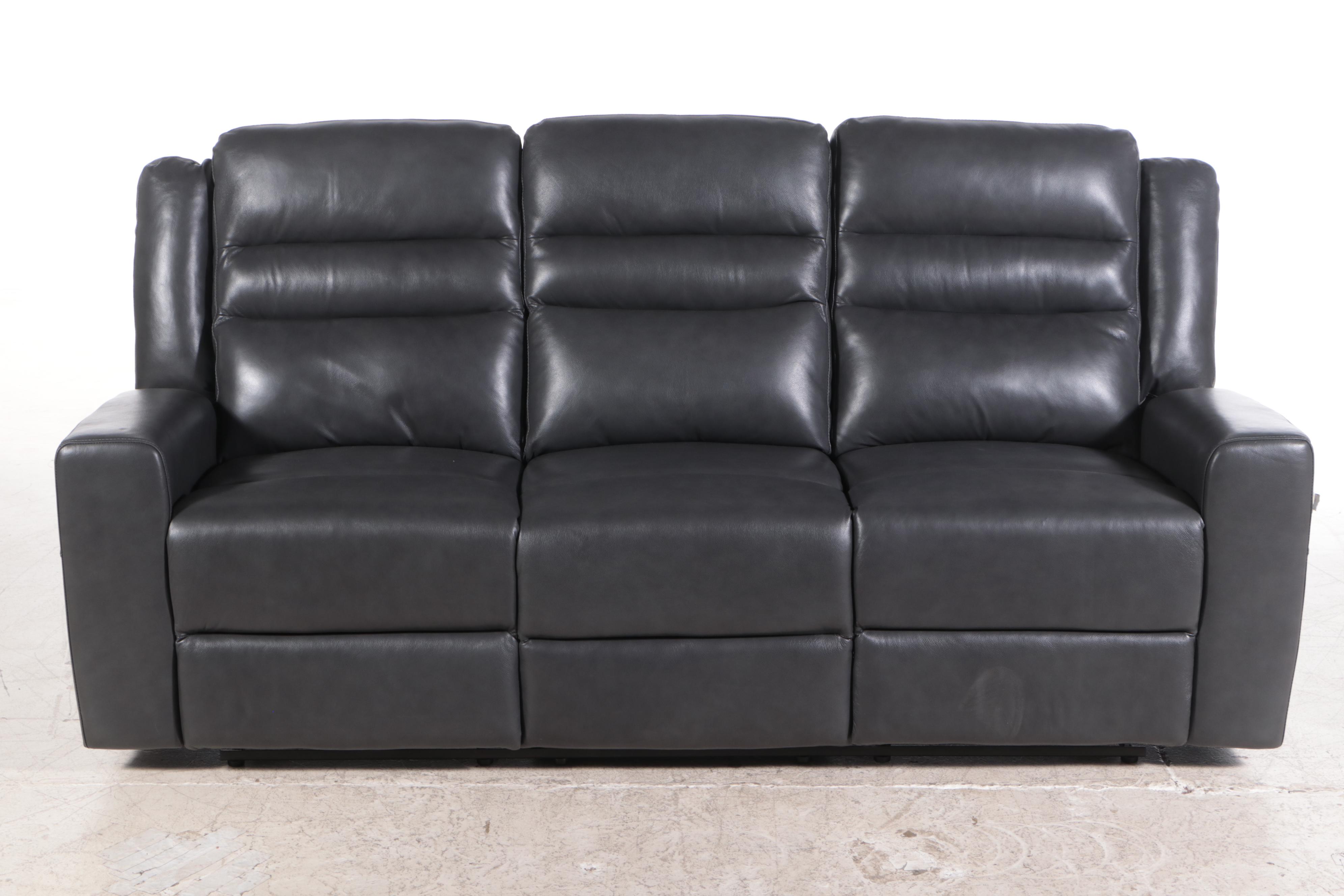 Member's Mark Easton Leather Reclining Sofa EBTH