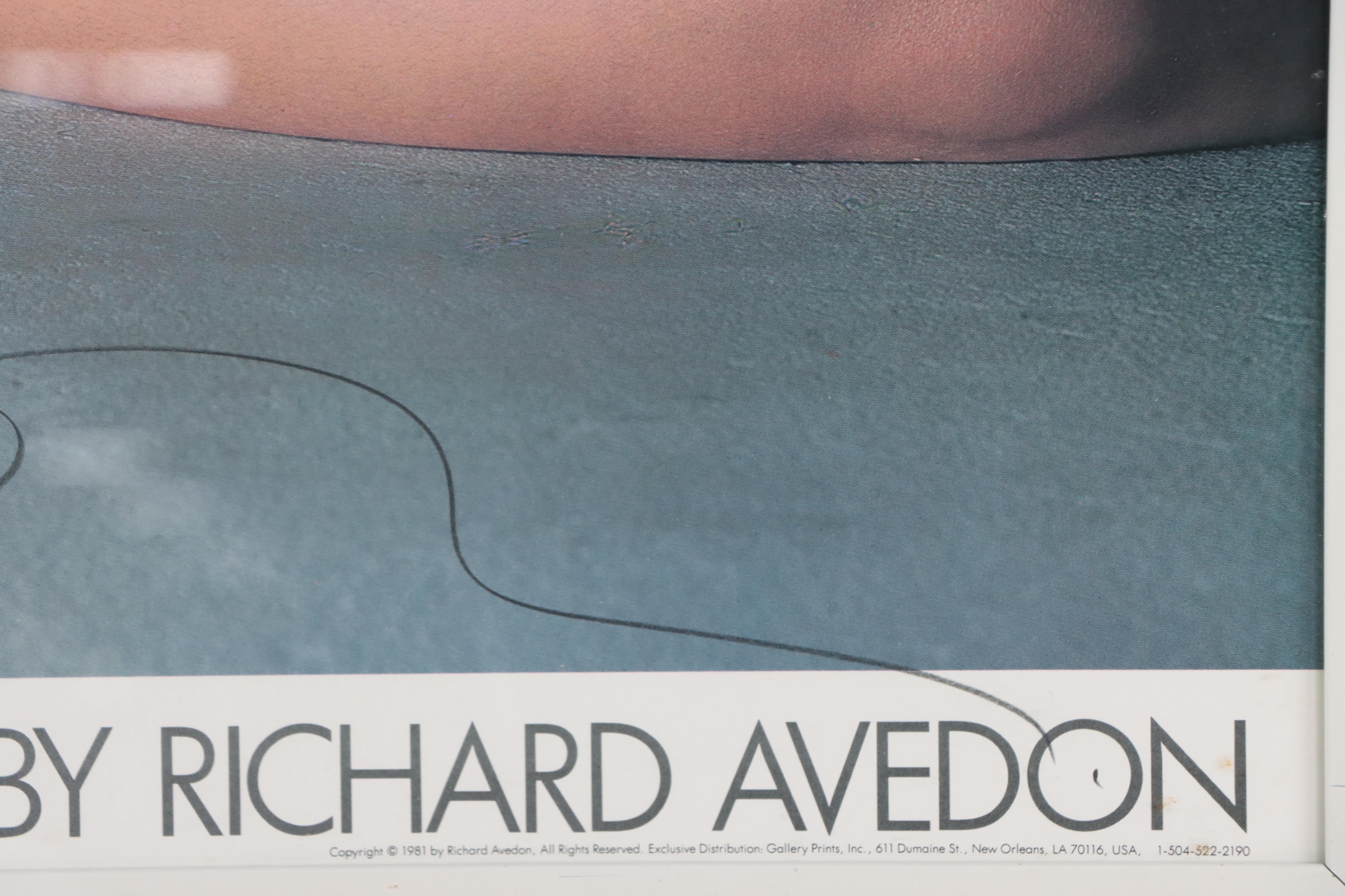 Richard Avedon Signed Poster "Nastassja Kinski and the Serpent," 1981