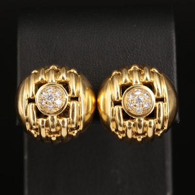 Movado 18K 0.60 CTW Diamond Earrings