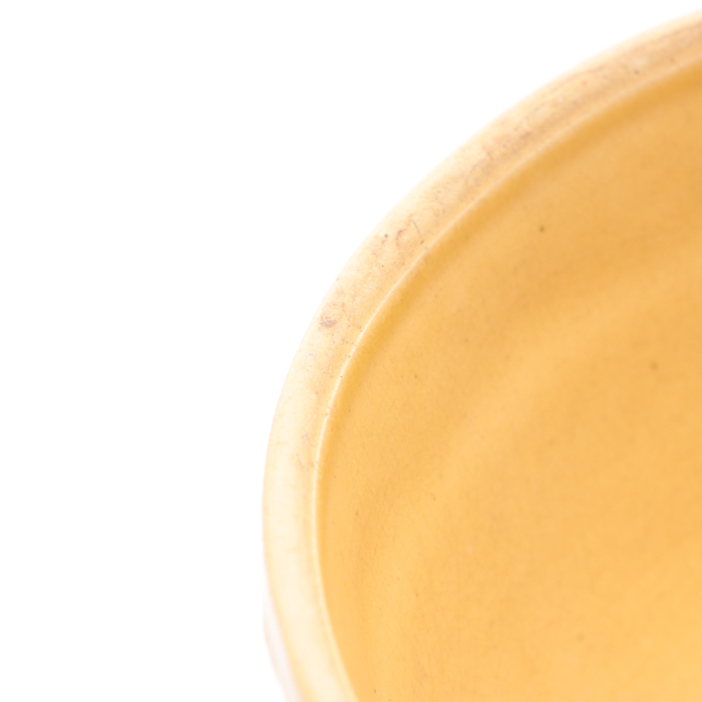 McCoy Pottery Window Pane Yellow Ware Mixing Bowls, Mid20th Century EBTH