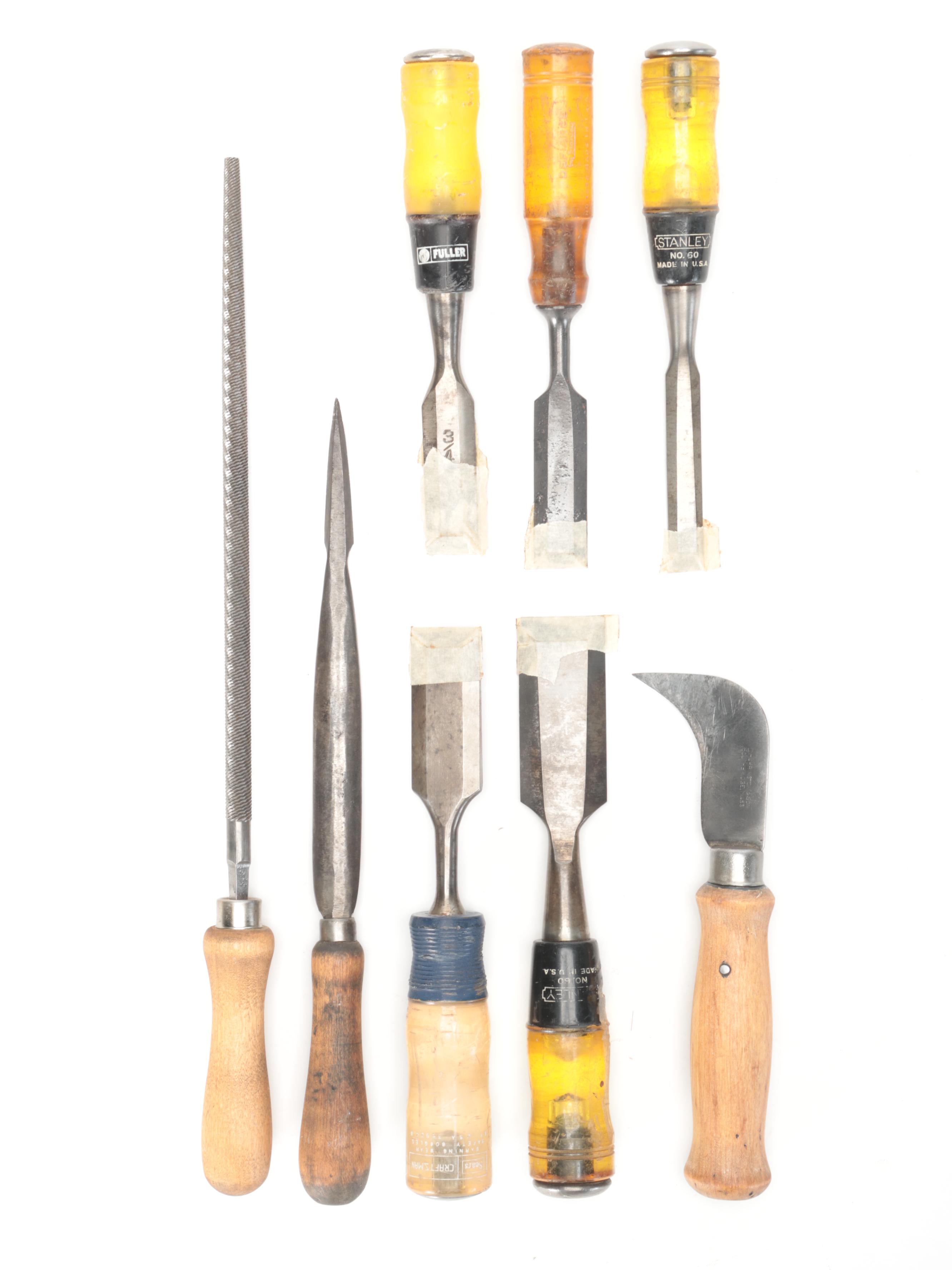 Chisels, Rasp, Hammers, Square, Levels, More Carpenter, Farrier Tools