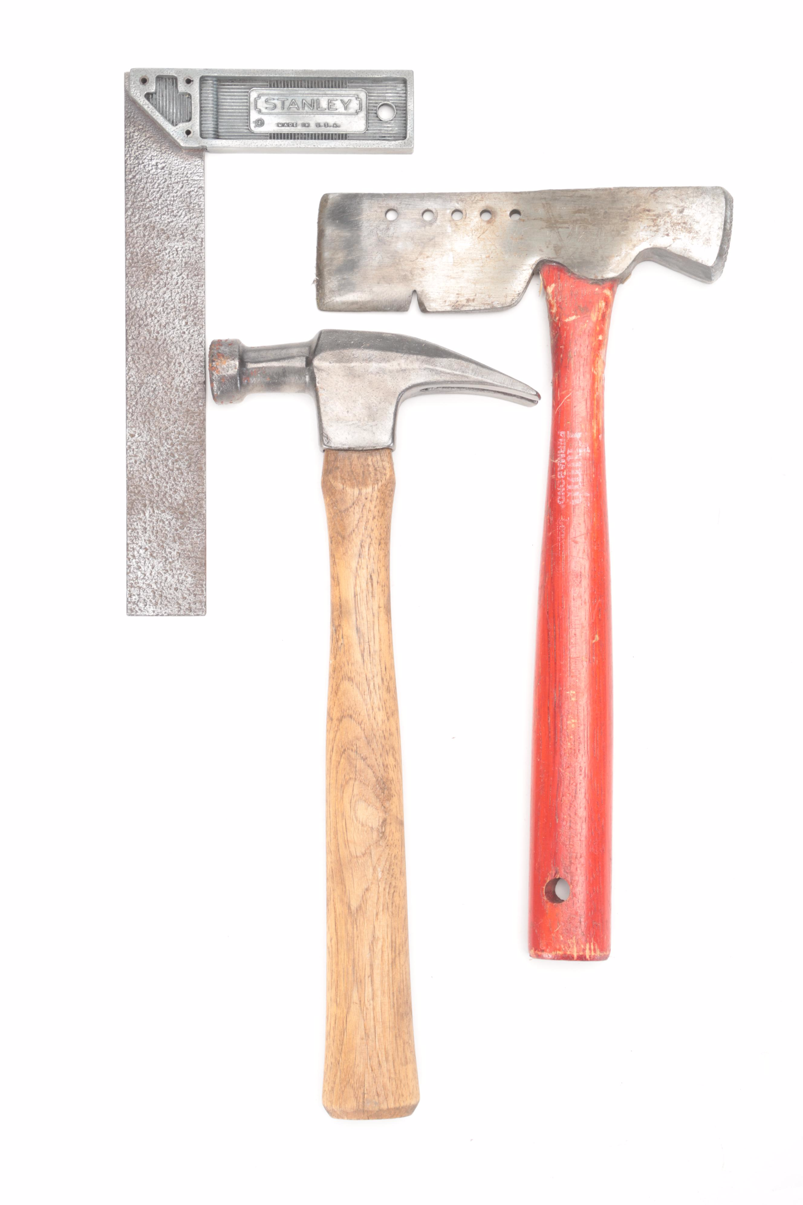 Chisels, Rasp, Hammers, Square, Levels, More Carpenter, Farrier Tools