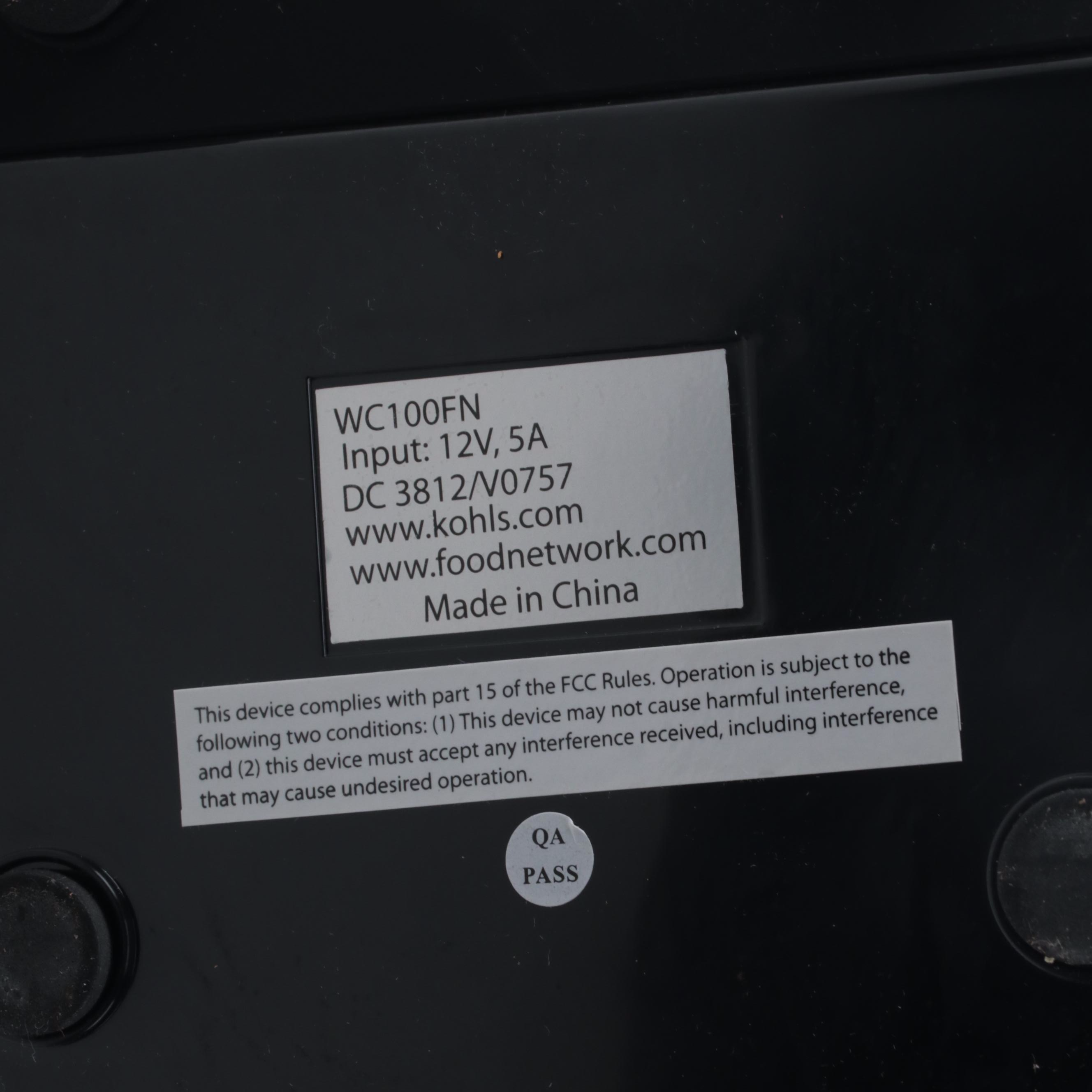 Food Network Electric Wine Bottle Chiller EBTH