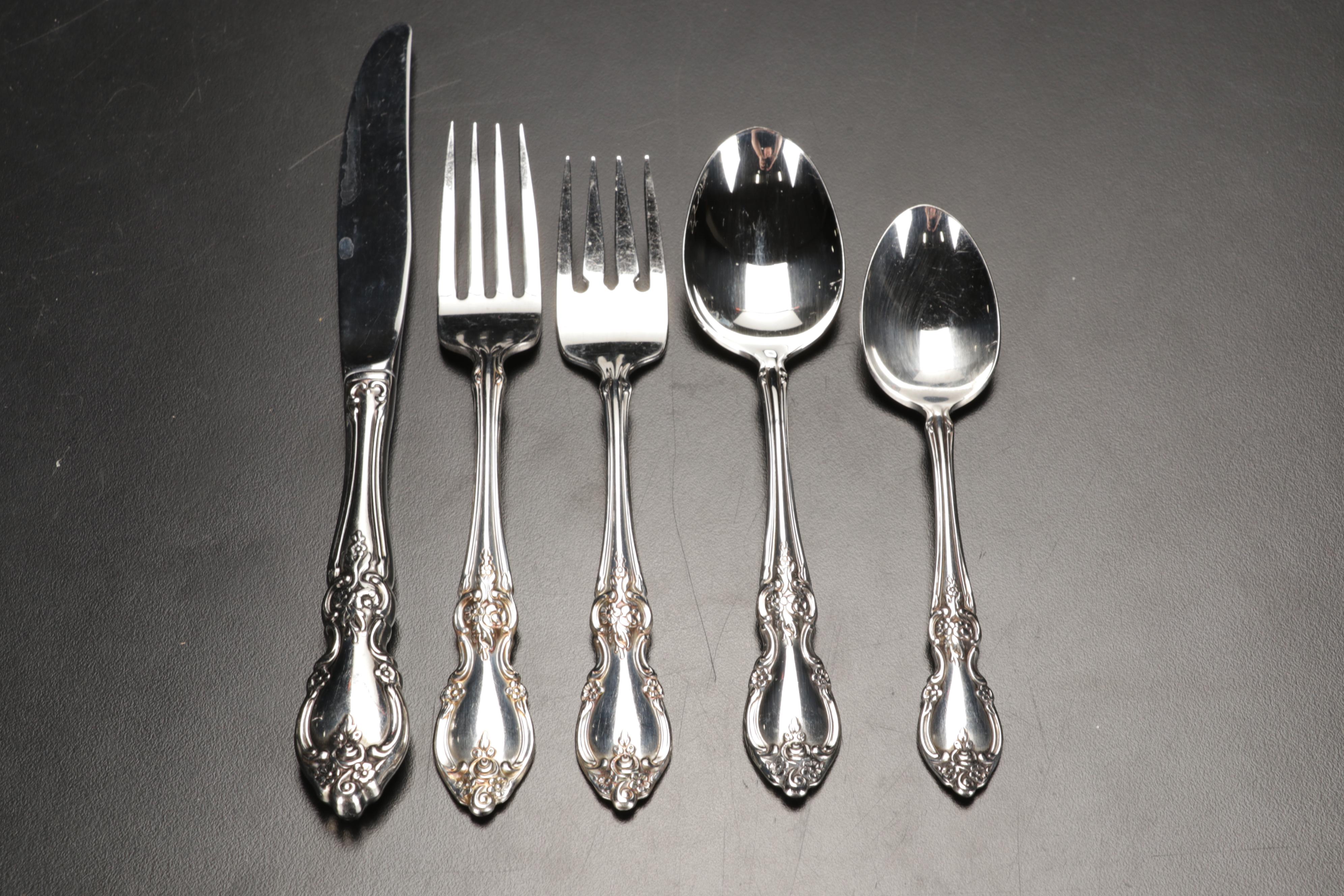 Oneida "Louisiana" Stainless Steel Flatware EBTH