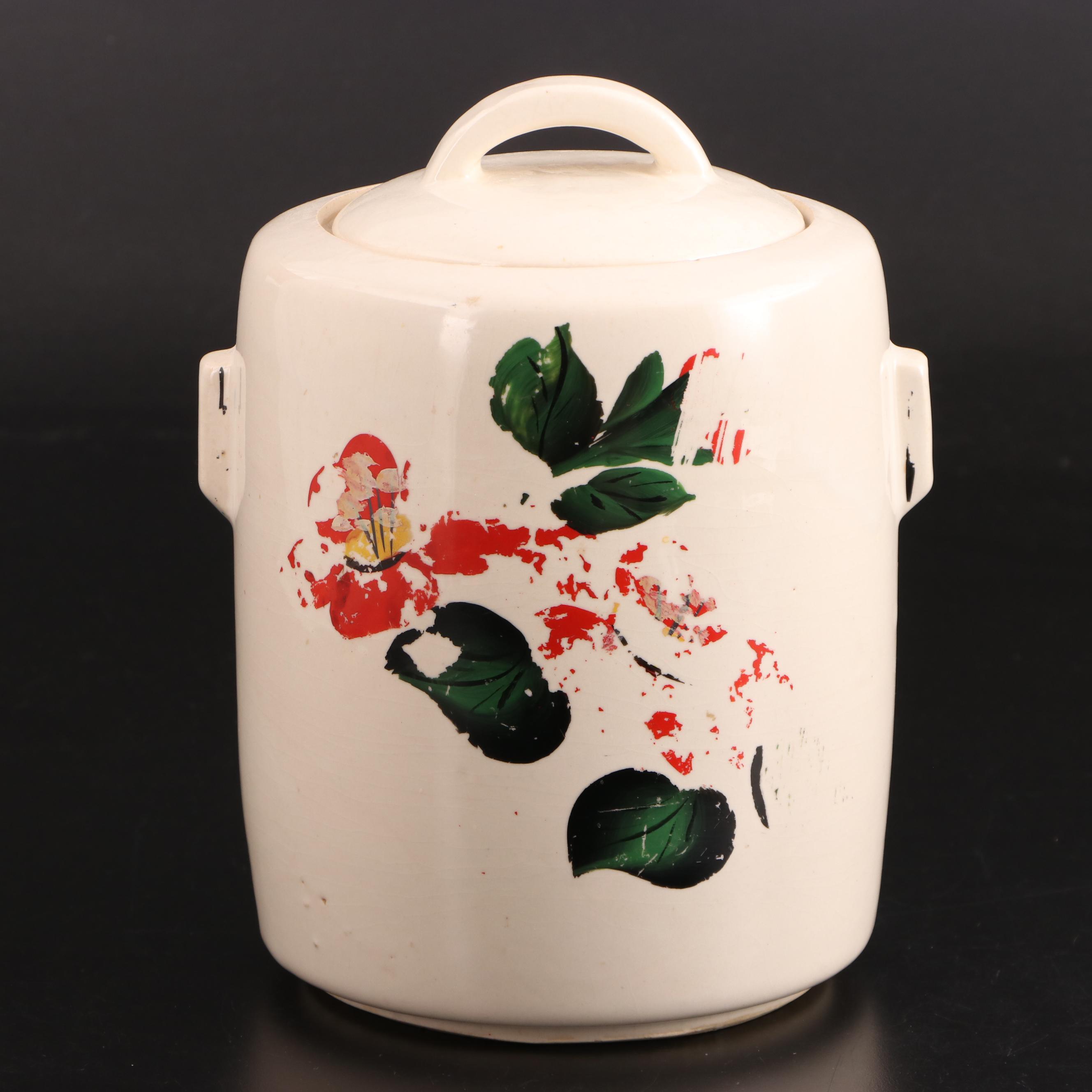 McCoy Pottery Ceramic Poppy Cookie Jar, Mid20th Century EBTH