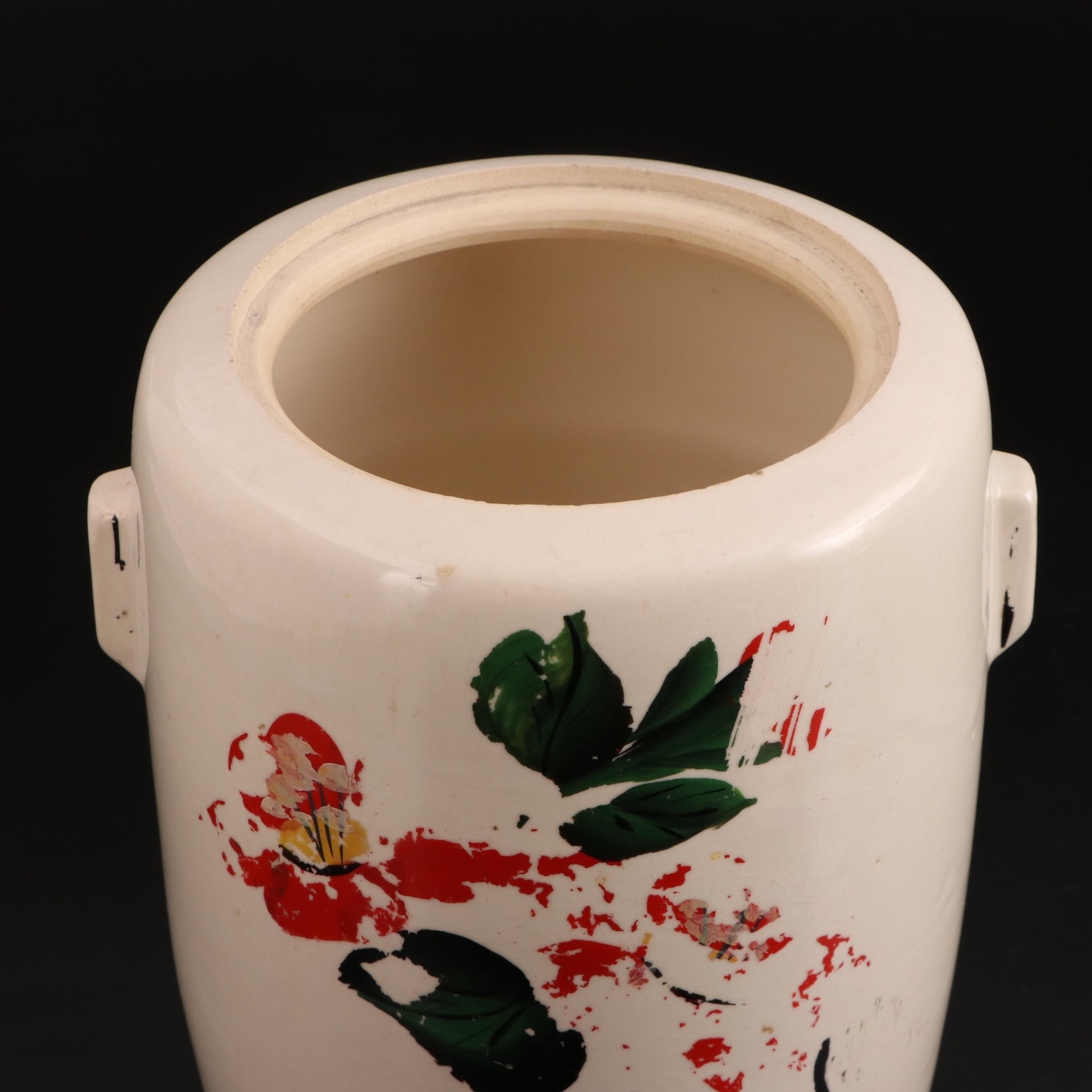 McCoy Pottery Ceramic Poppy Cookie Jar, Mid20th Century EBTH
