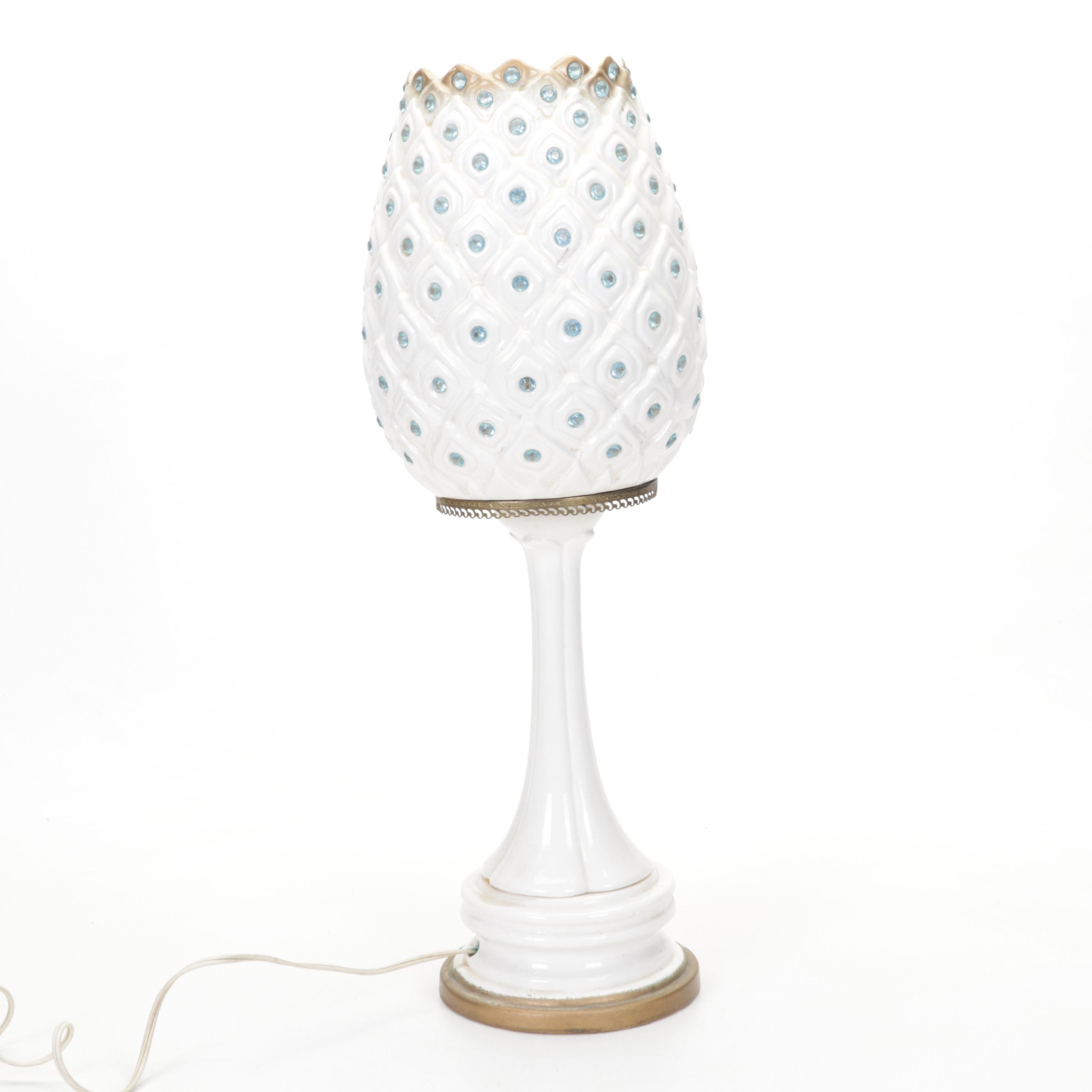 Royal Haeger Ceramic Pineapple Lamp, Mid20th Century EBTH