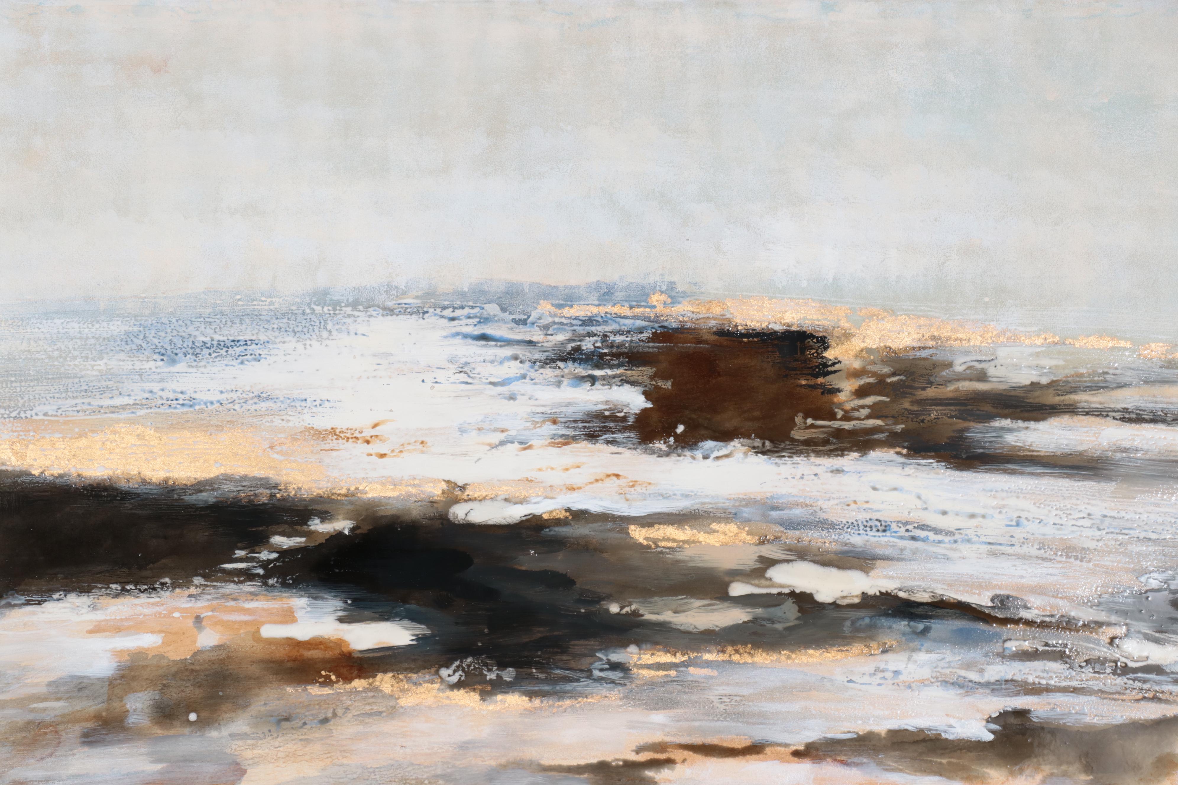 Abstract Landscape Mixed Media Painting, Circa 2018 | EBTH