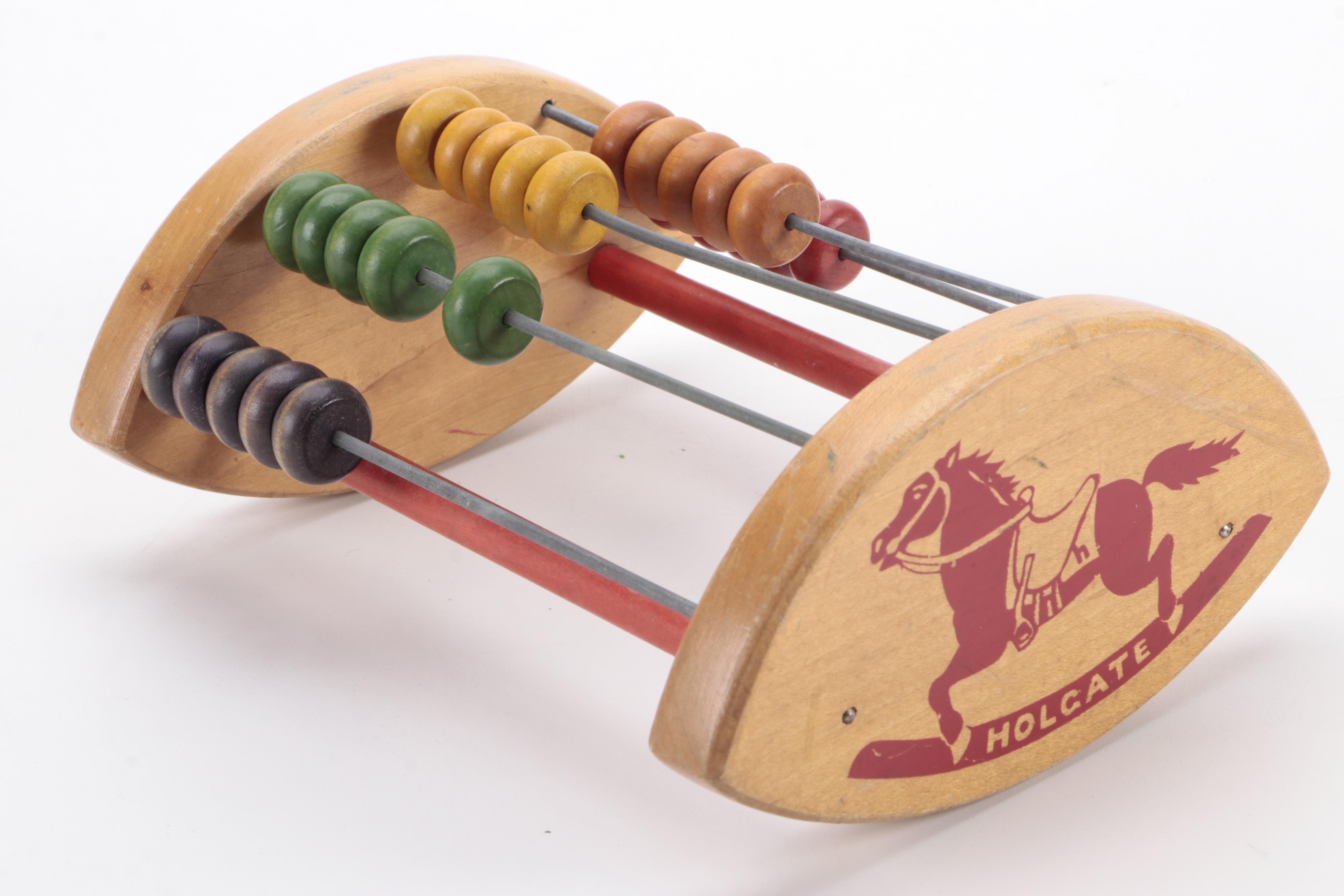 Holgate Toys Wooden Stacking Rings, Alphabet Blocks and More with 1949