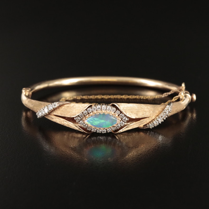 Casbah 14K Opal and Diamond Bracelet