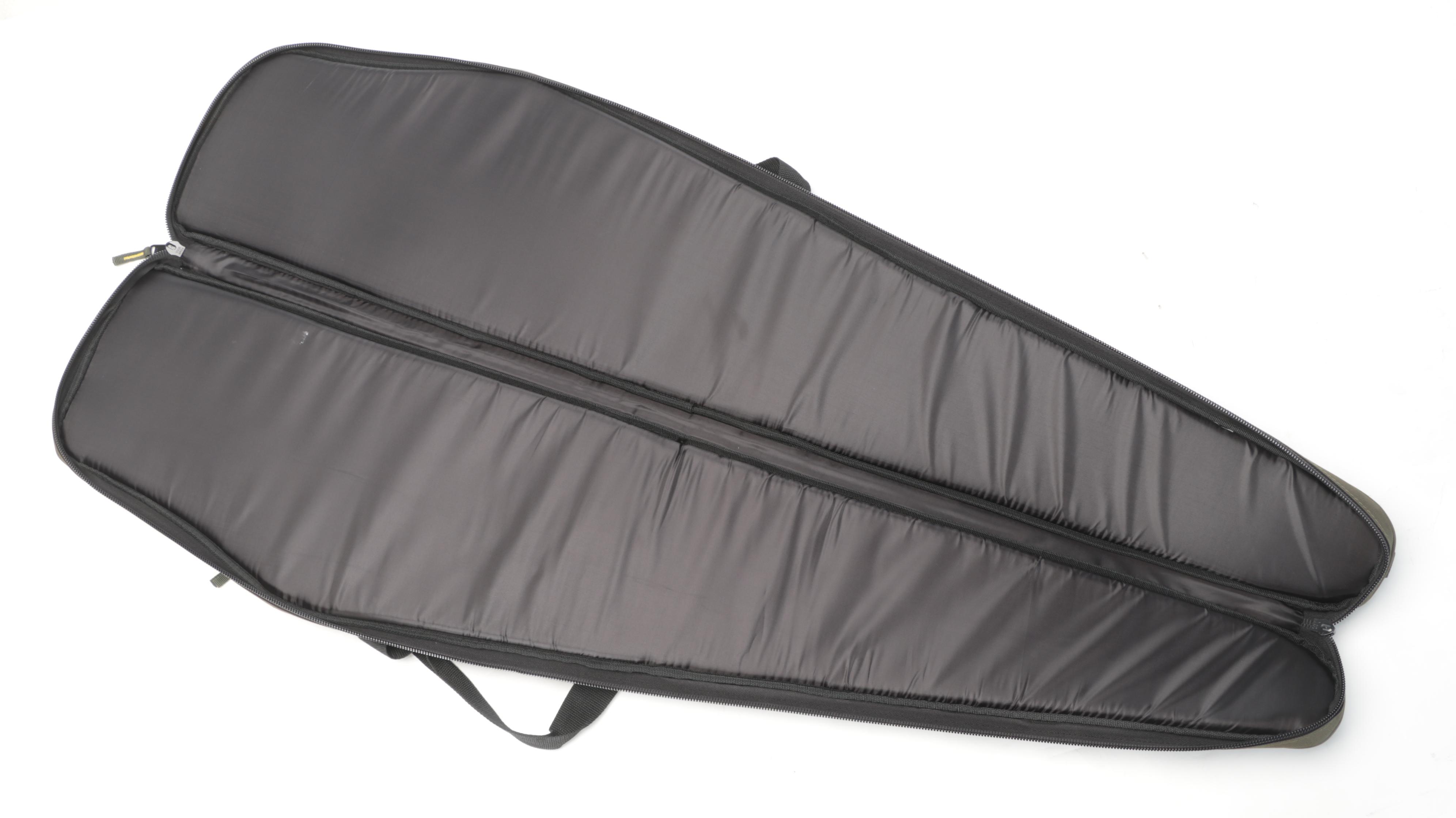 Three Cabela's Canvas and Leather Rifle Bags EBTH