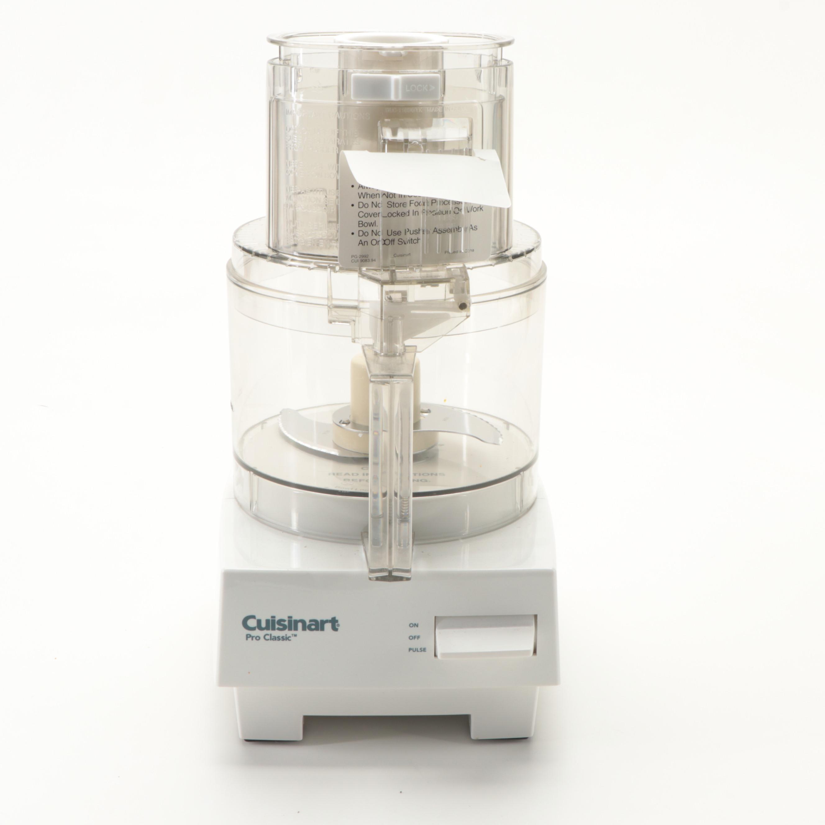 Cuisinart Pro Classic Food Processor, Programmable Kettle, and Ice