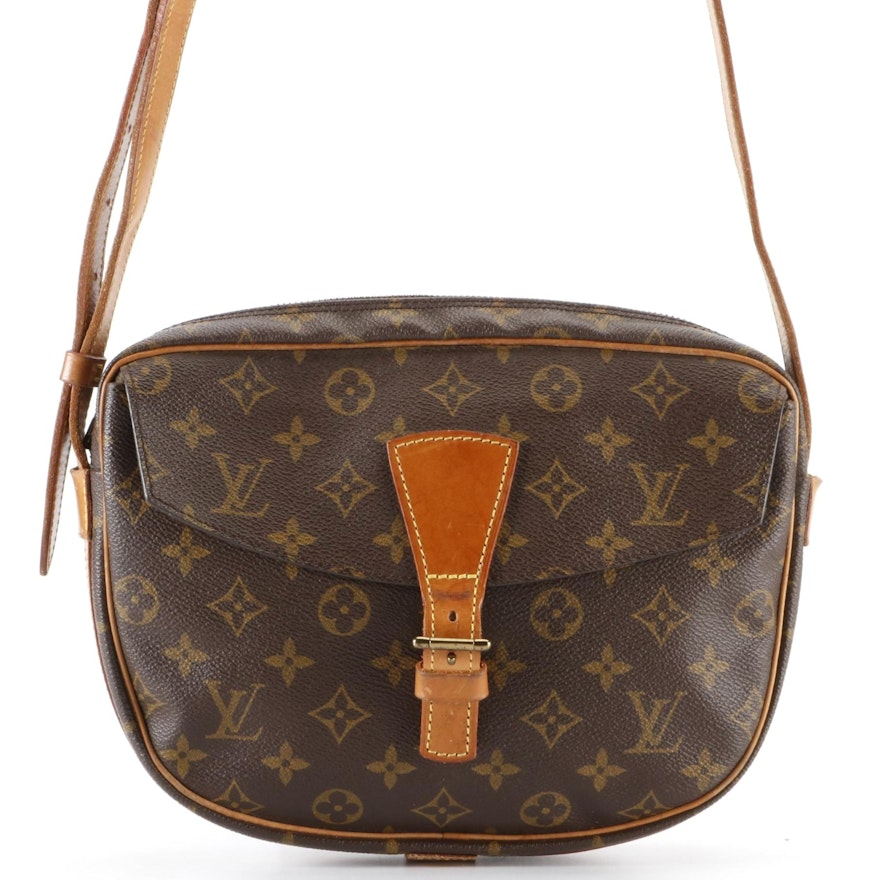 Louis Vuitton Jeune Fille GM Crossbody Bag in Monogram Canvas/Vachetta  Leather