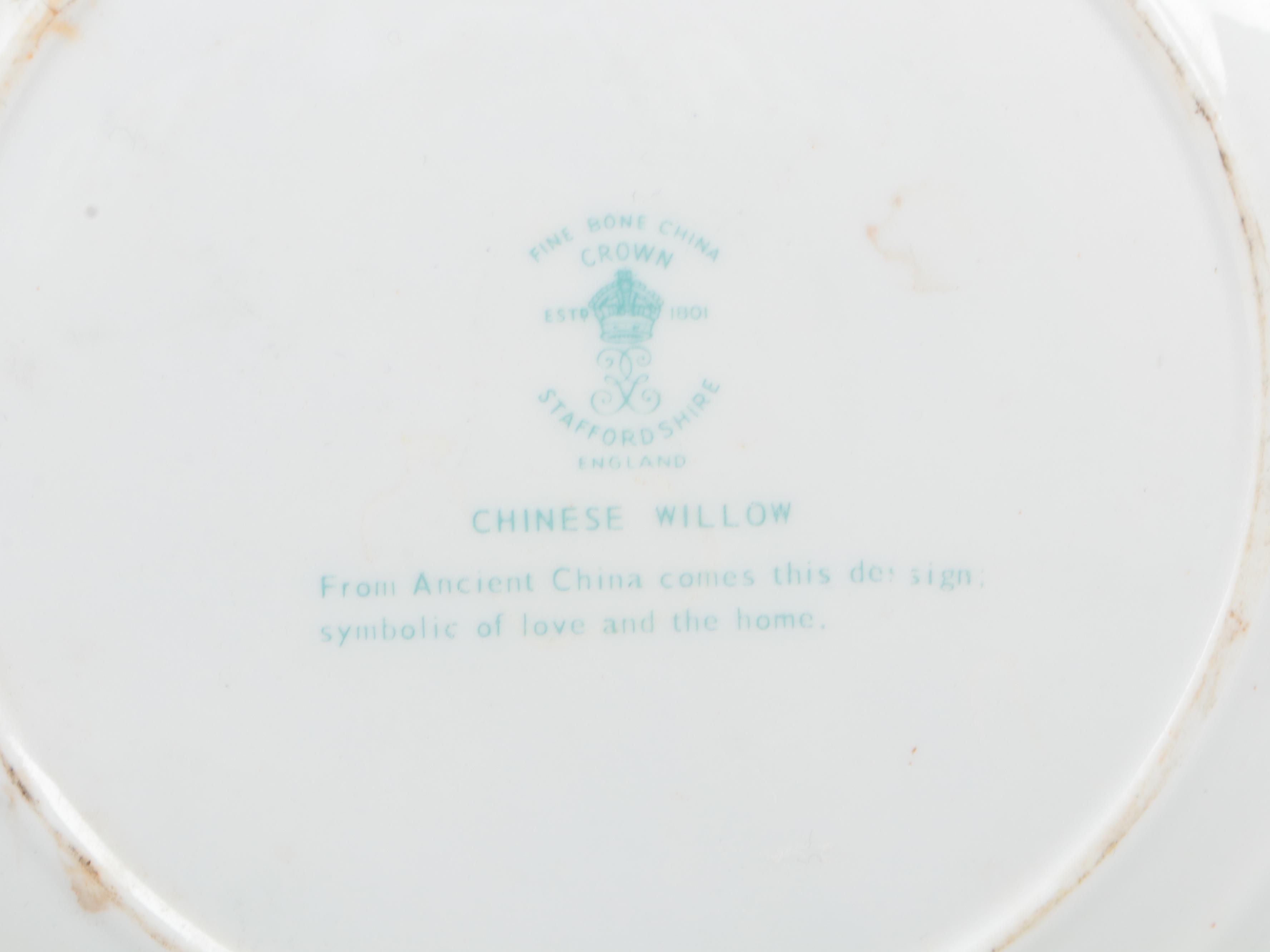 Staffordshire "Chinese Willow", Chinese and Japanese Porcelain Plates EBTH