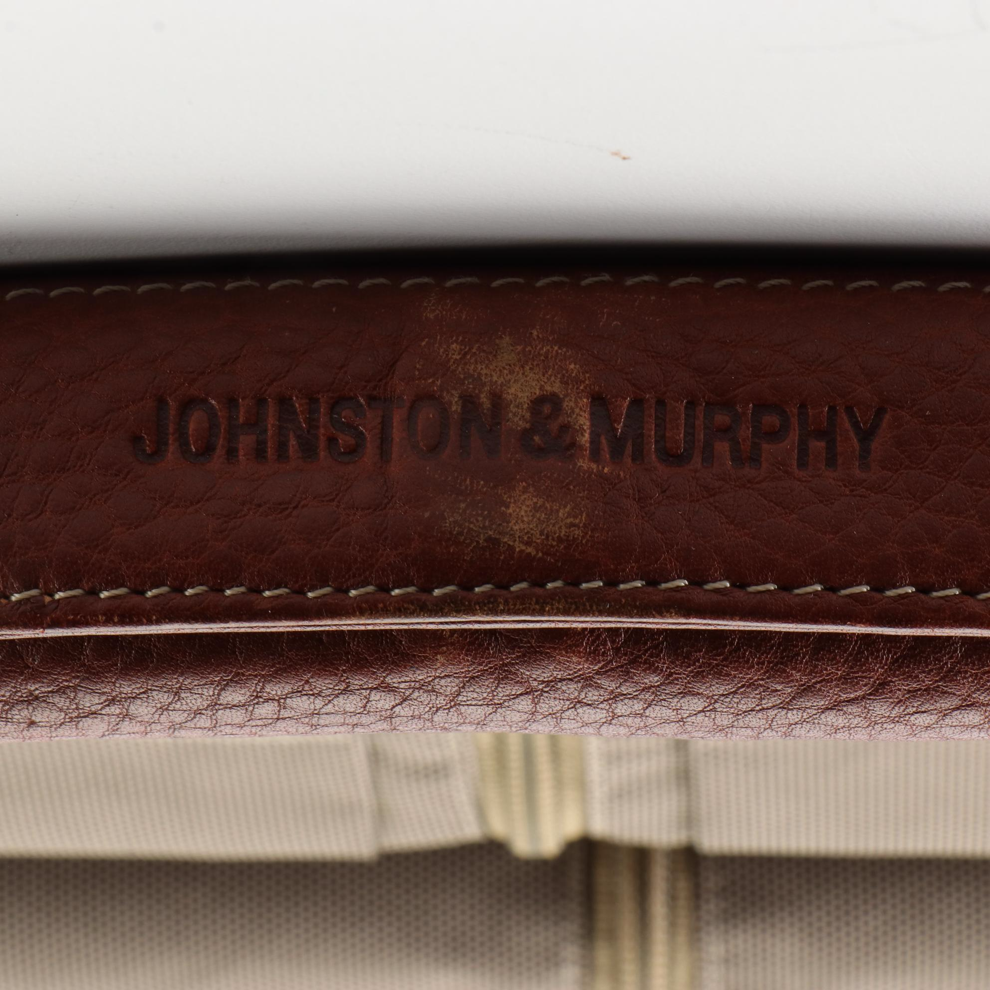 Johnston & Murphy Garment Bag in Nylon Canvas and Leather EBTH