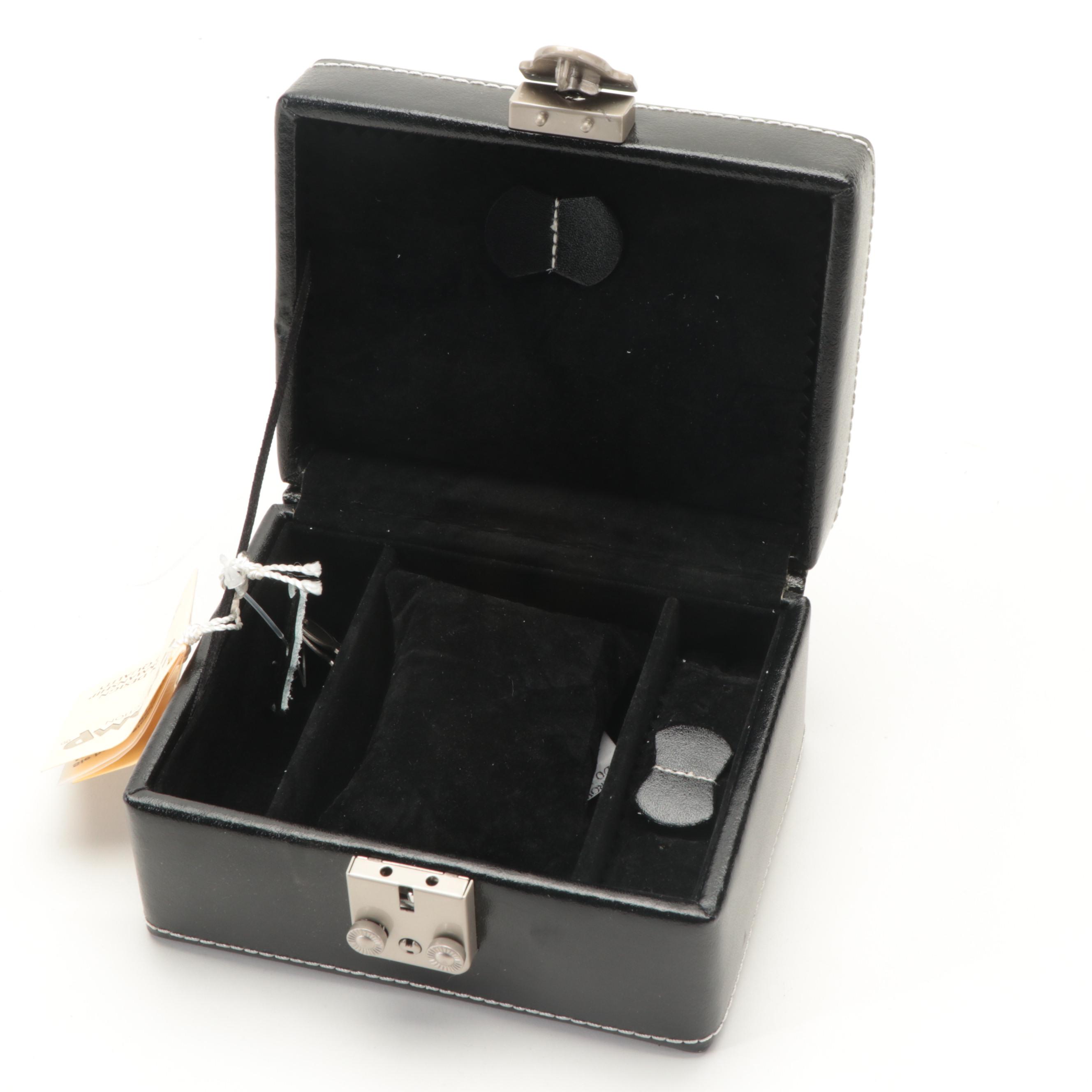 Champ Collection and Other Bonded Leather Travel Jewelry Boxes EBTH