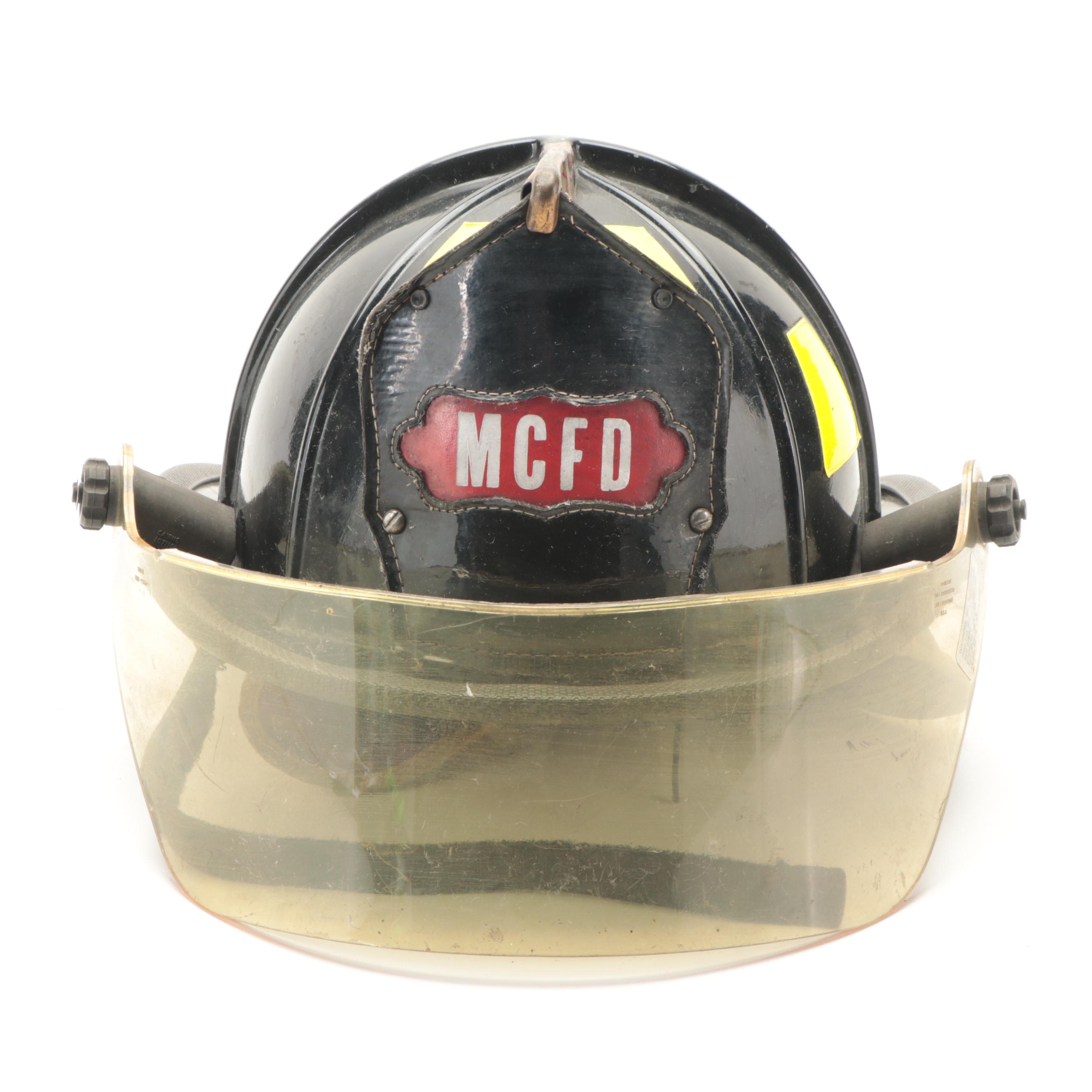 MCFD Firefighter's Helmet with Visor EBTH