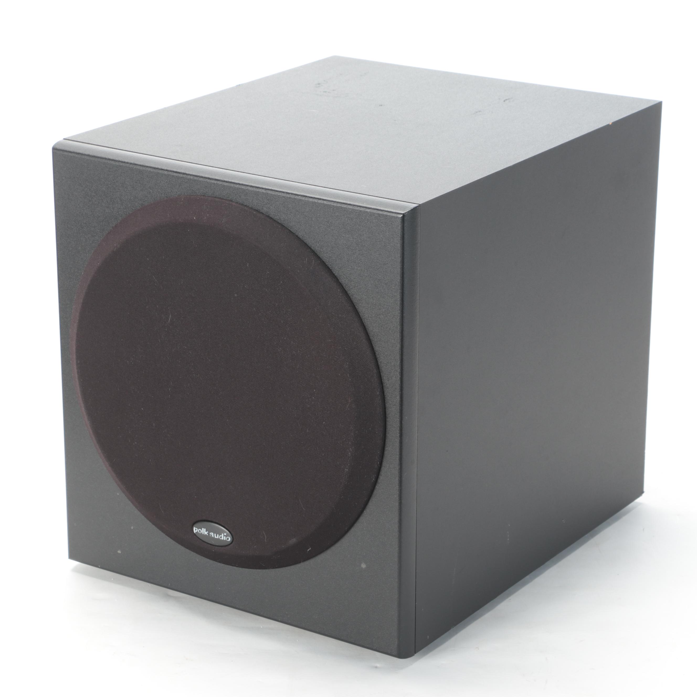 Polk Audio Subwoofer With Boston Acoustics HS60 Shelf Speakers EBTH