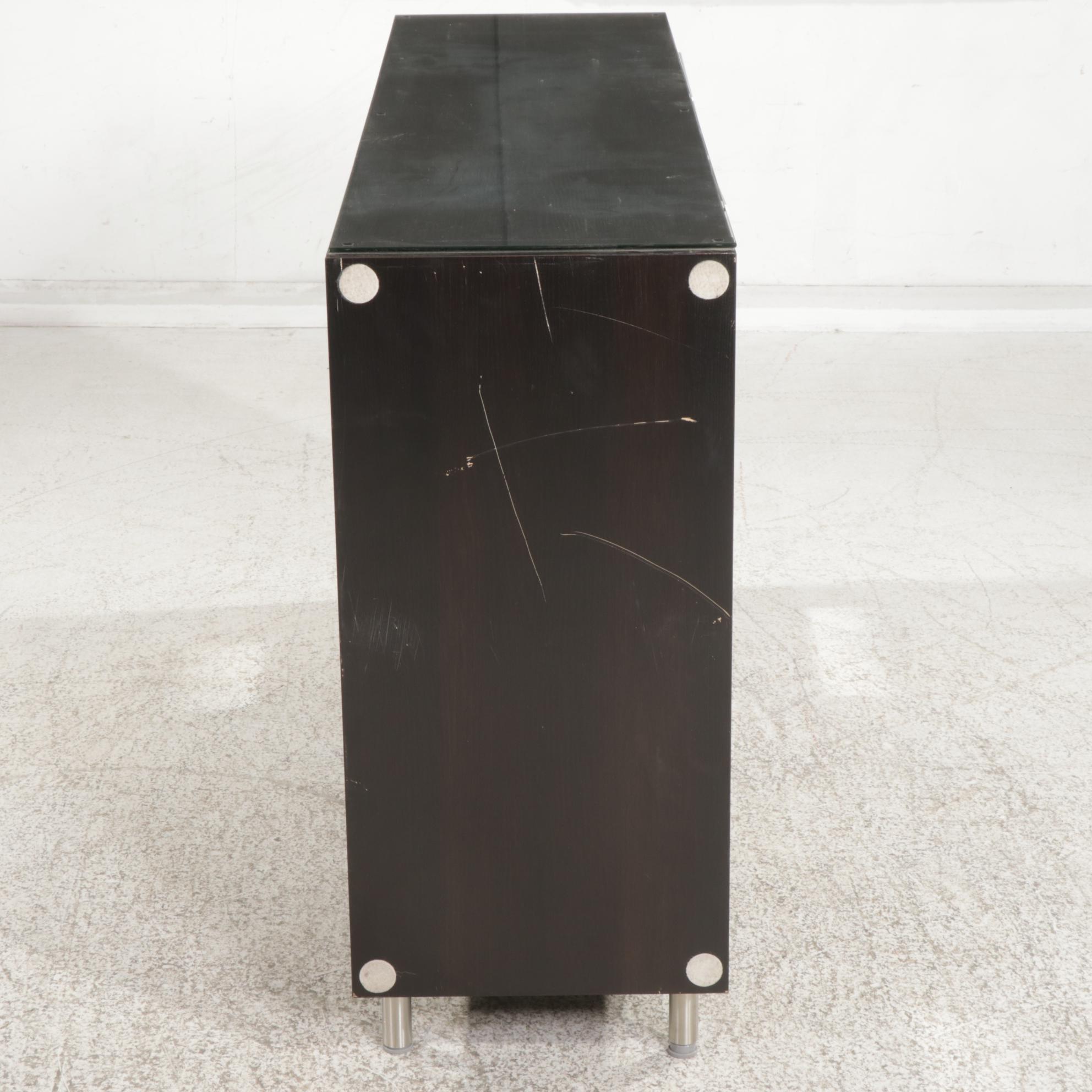 Contemporary Storage with Ebonized Wood Finish EBTH
