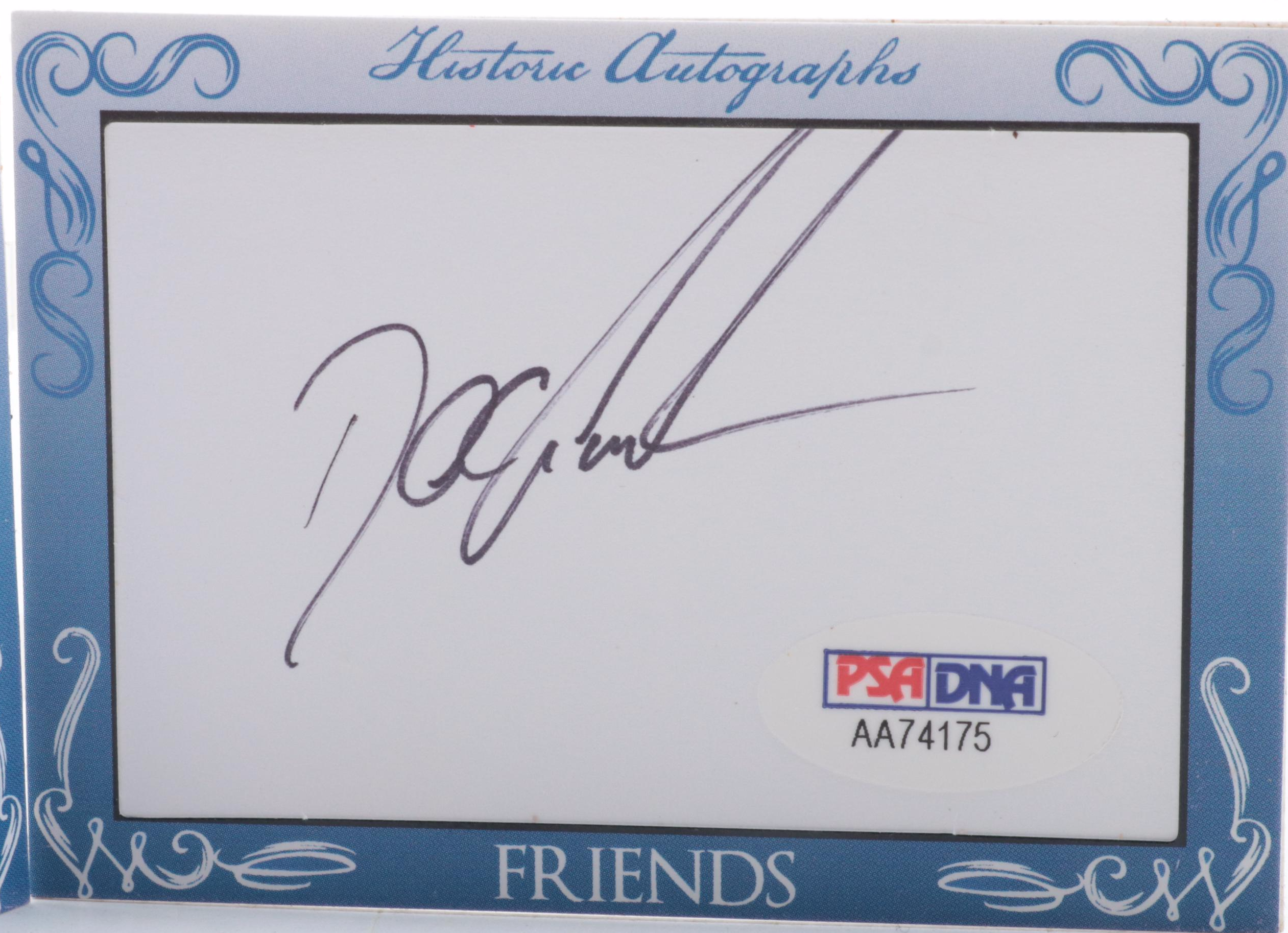 Darryl Strawberry and Dwight Gooden Signed Historic Autographs "Friends