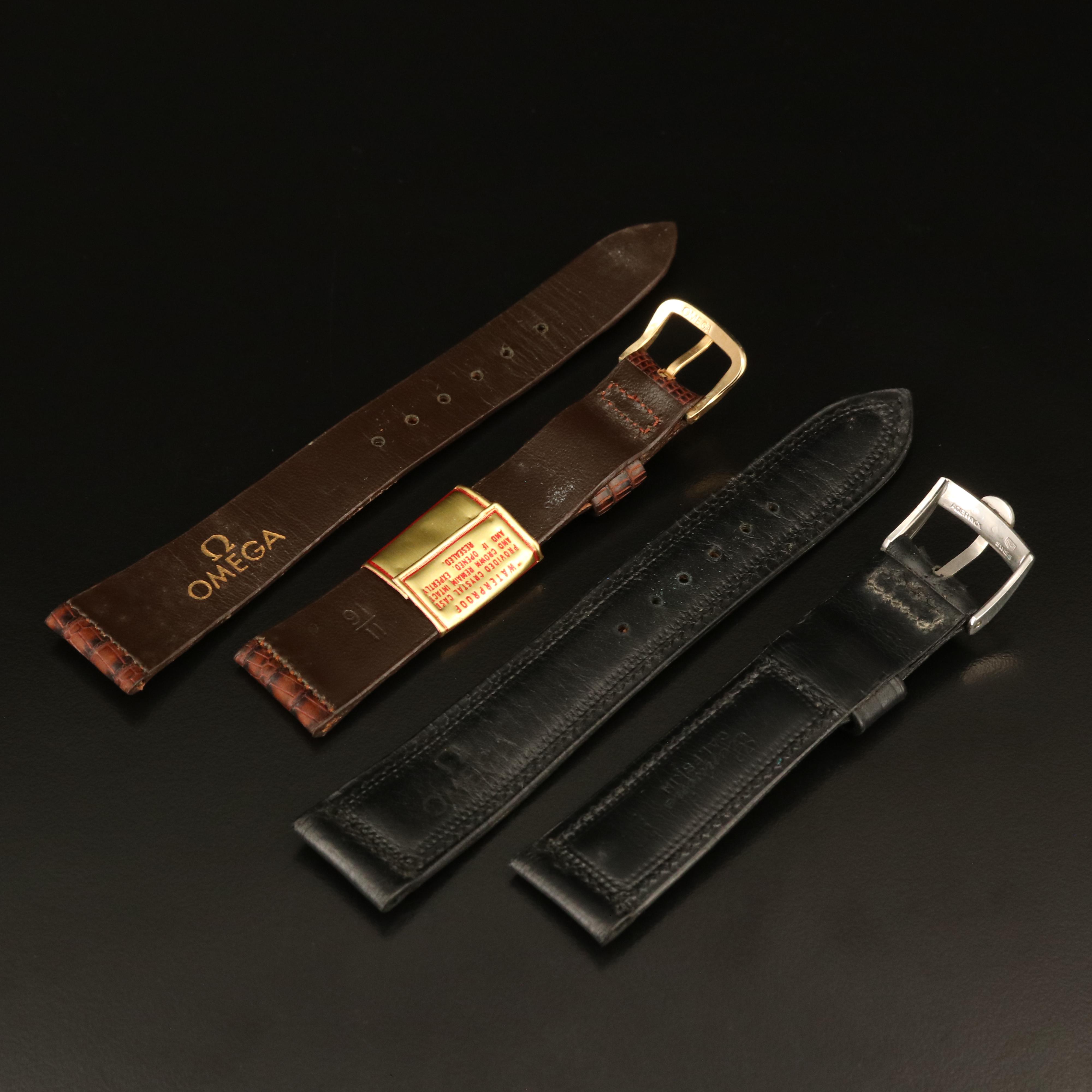 Pair of Vintage Omega Watch Straps EBTH