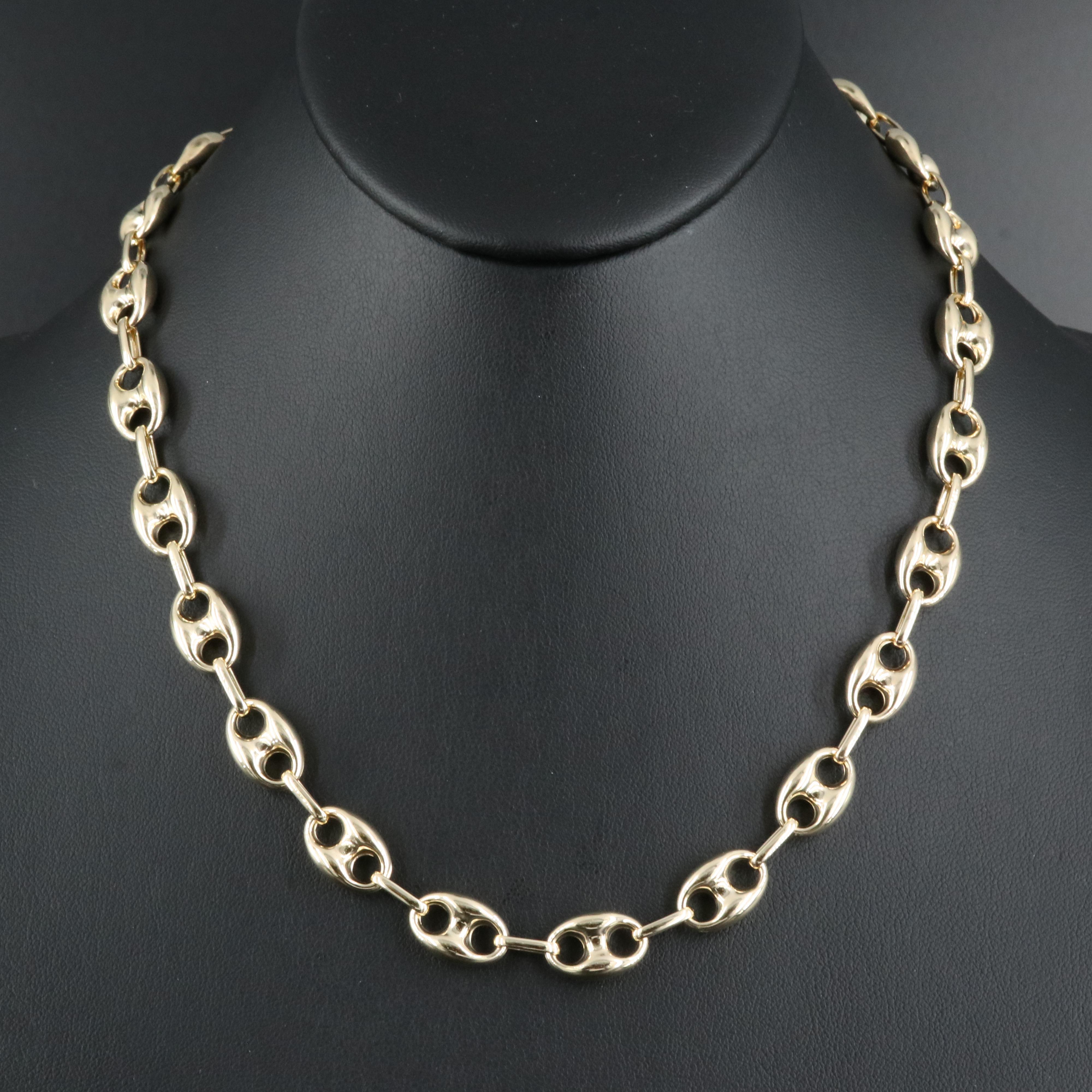 14K Puff Mariner Chain | EBTH