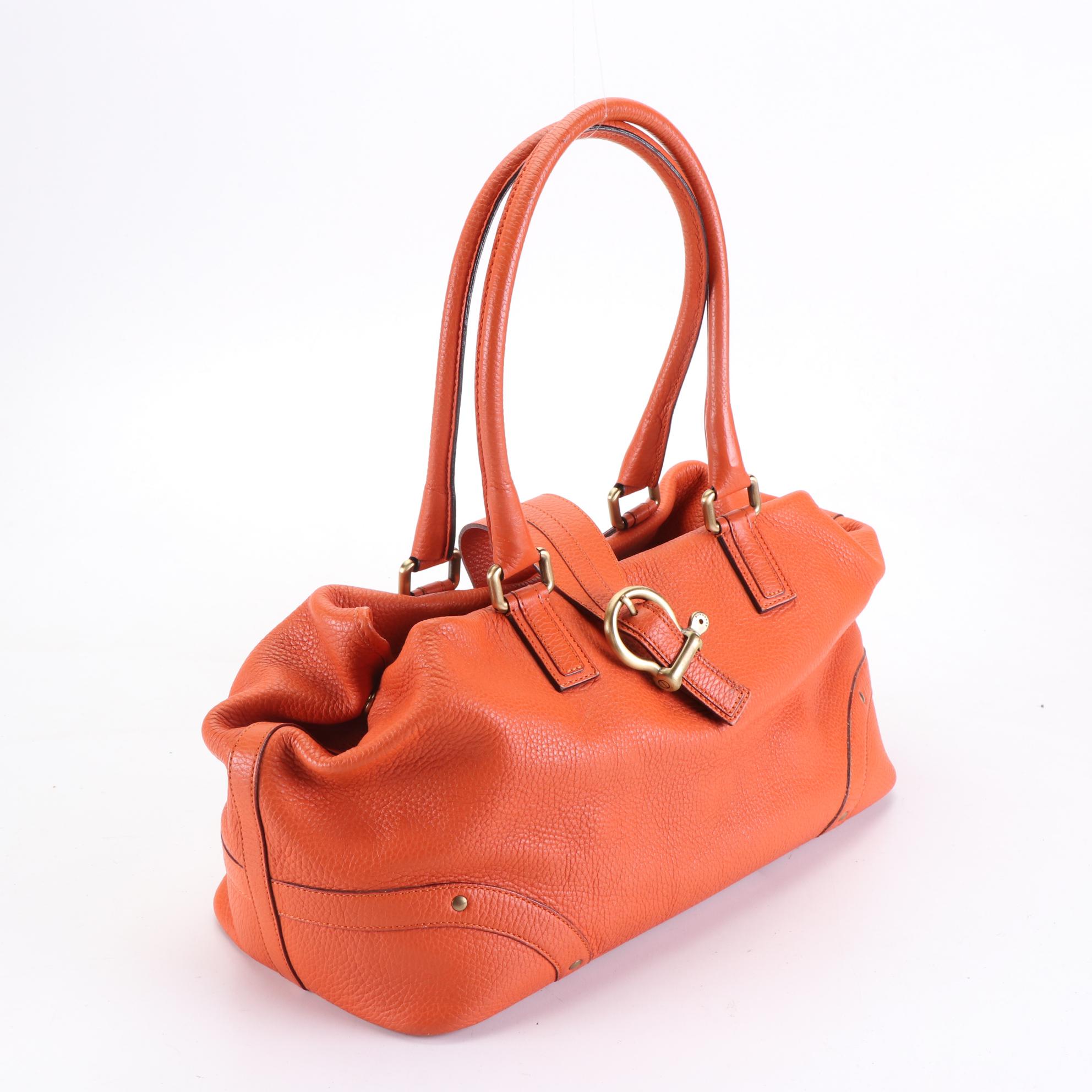 Burberry Shoulder Bag in Grained Leather with Nova Check Lining EBTH