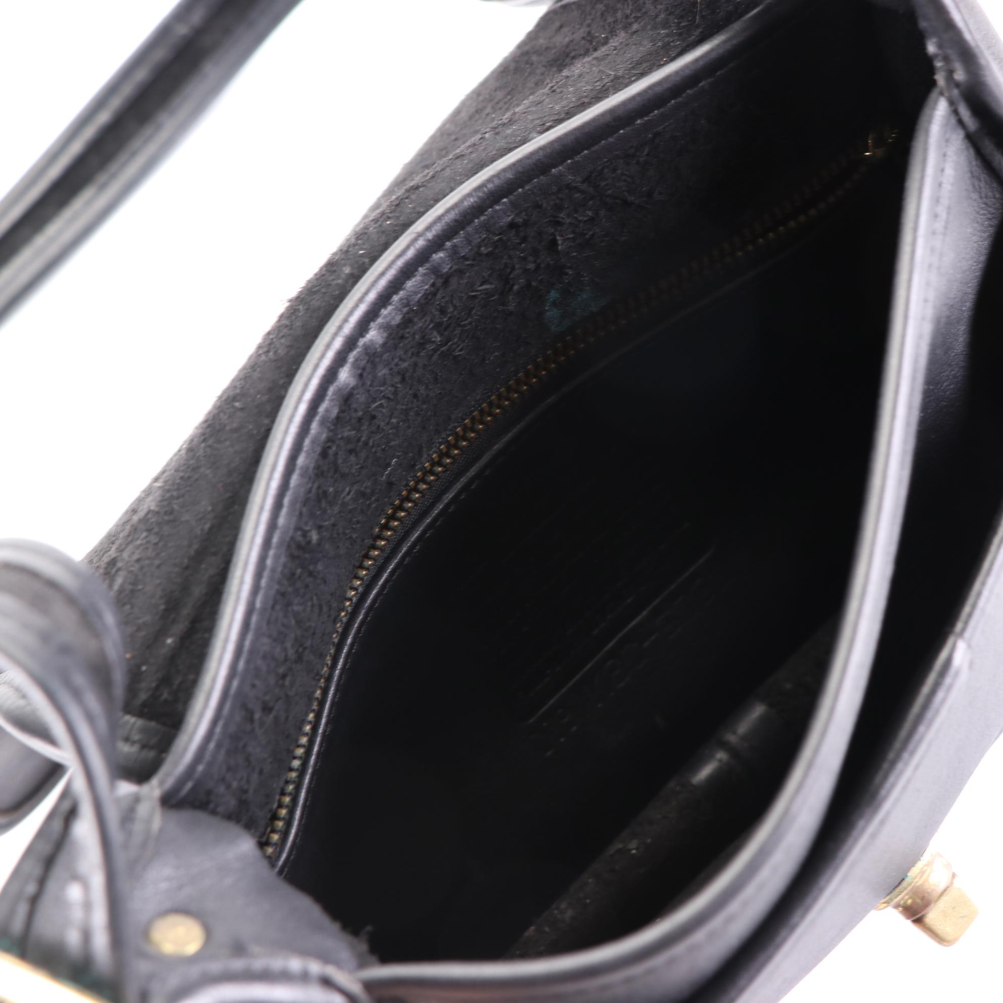 Coach Rambler's Legacy Bag and Crossbody Bag in Leather with Shearling