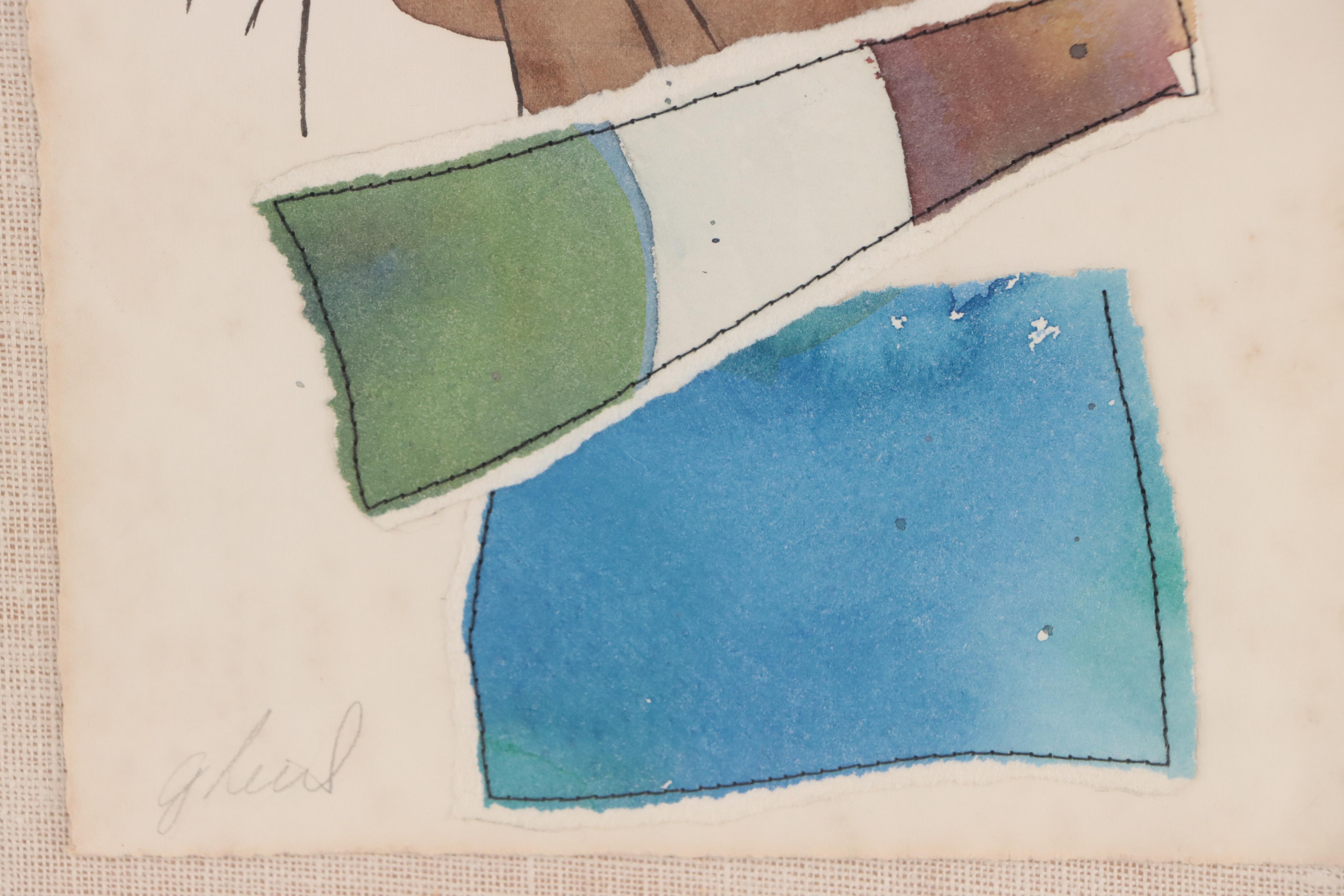 Gerri Reid Skjervold Surreal Watercolor Collage 