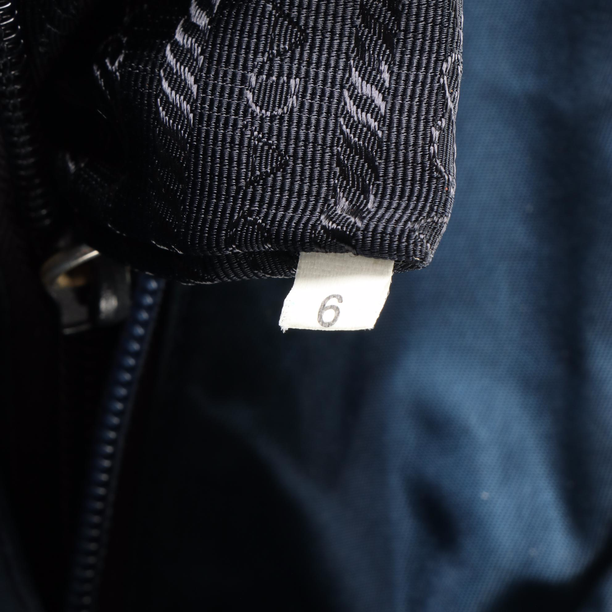 Prada Small Tessuto Zip Tote Bag in Baltic Blue Nylon EBTH