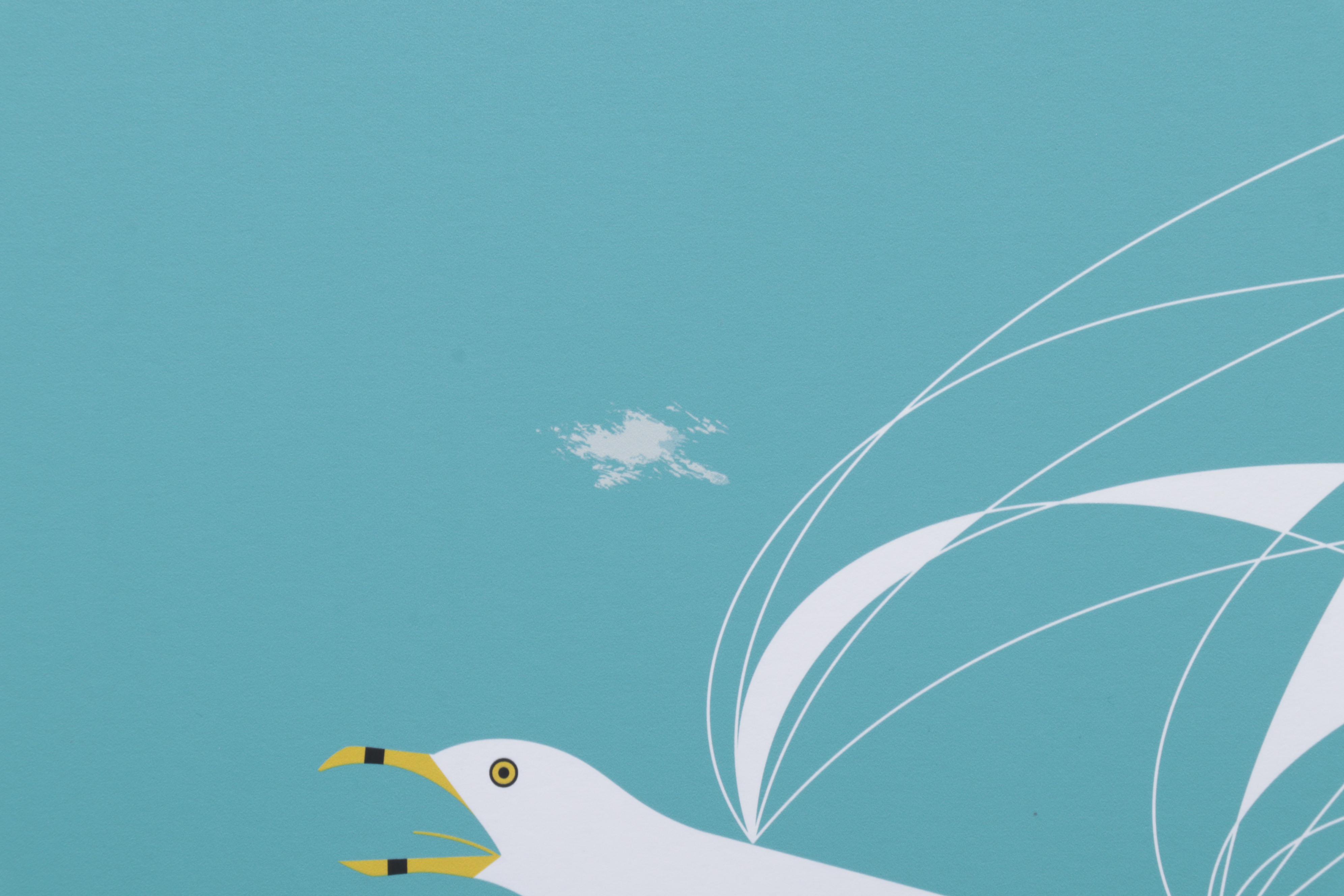 Giclée After Charley Harper "Seaside Standoff," 2014 EBTH