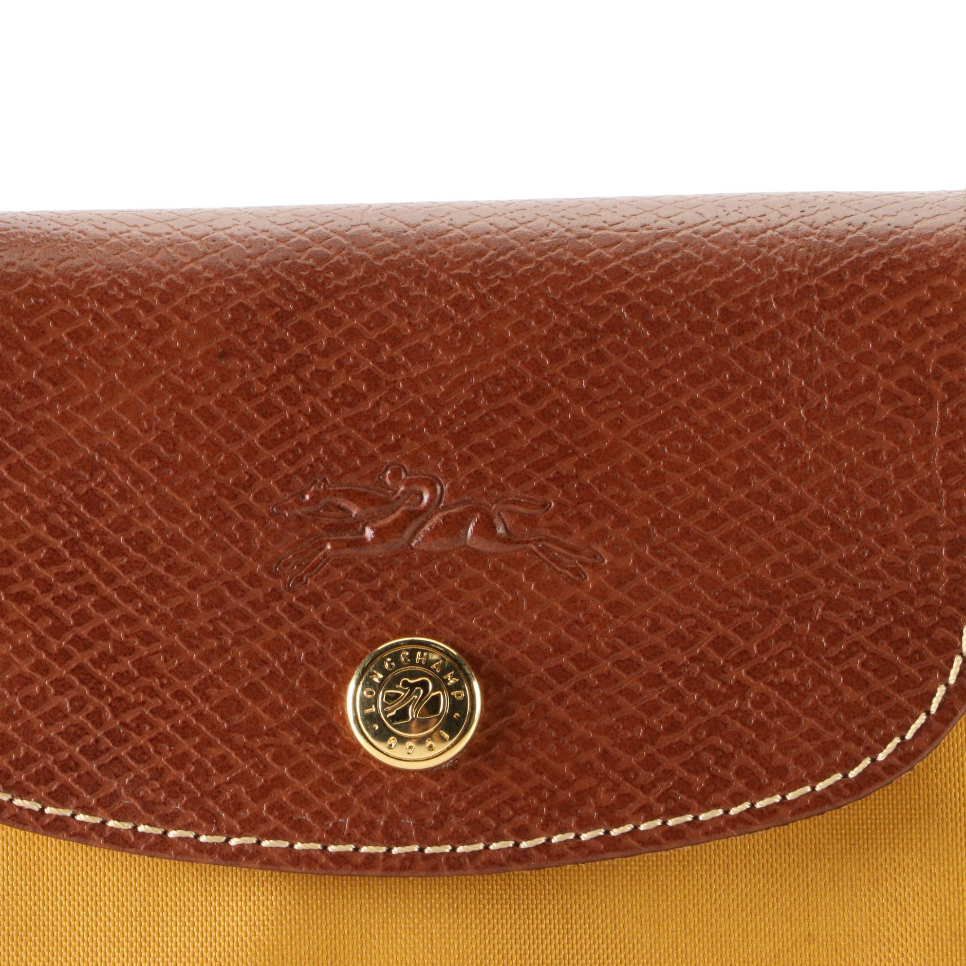 Longchamp Le Pliage Medium Short Handle Tote in Nylon and Leather EBTH