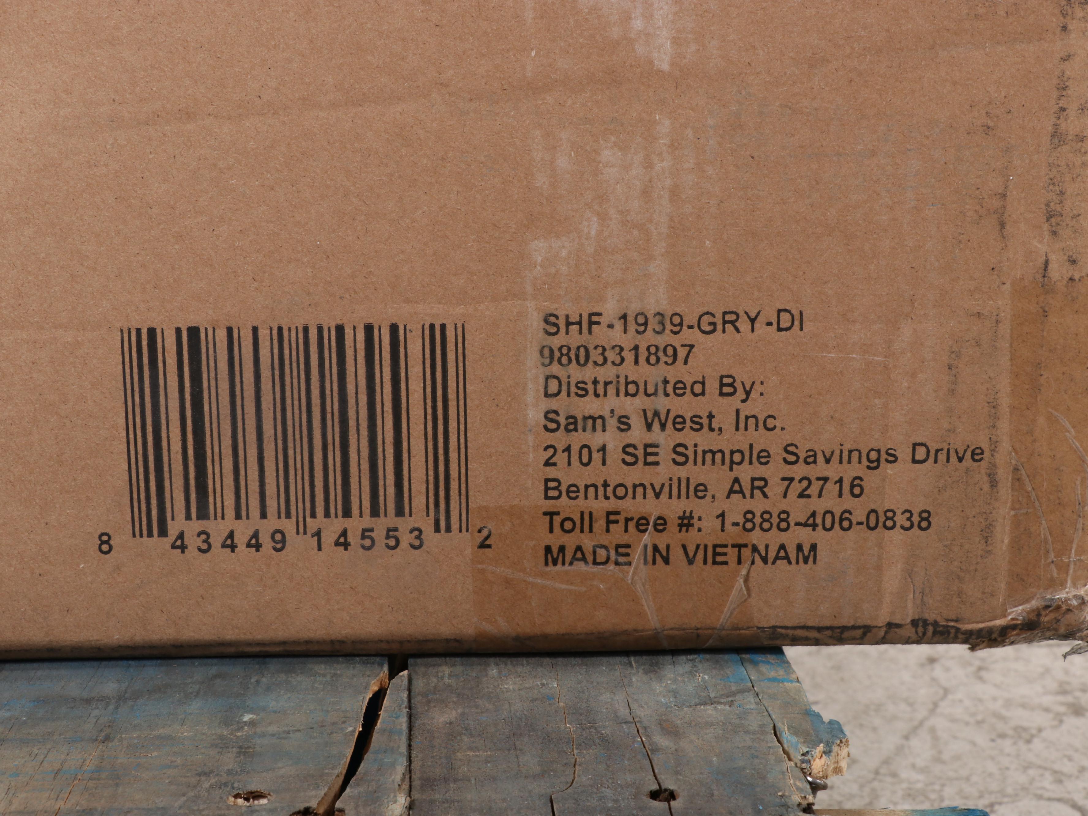 Abbyson Living Travis Power Theater Recliner with Table in Gray EBTH