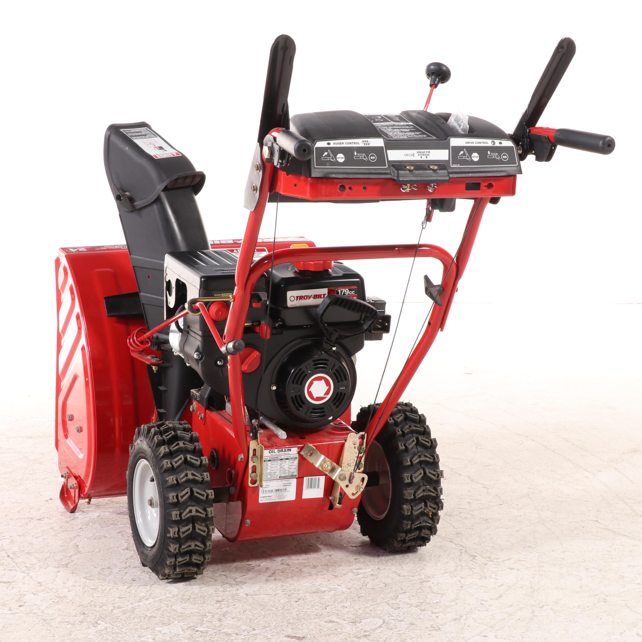 TroyBilt Storm 2410 Snow Blower EBTH