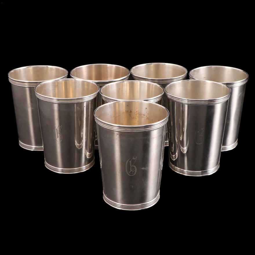 Manchester Silver Co. Sterling Silver Julep Cups, Mid to Late 20th Century