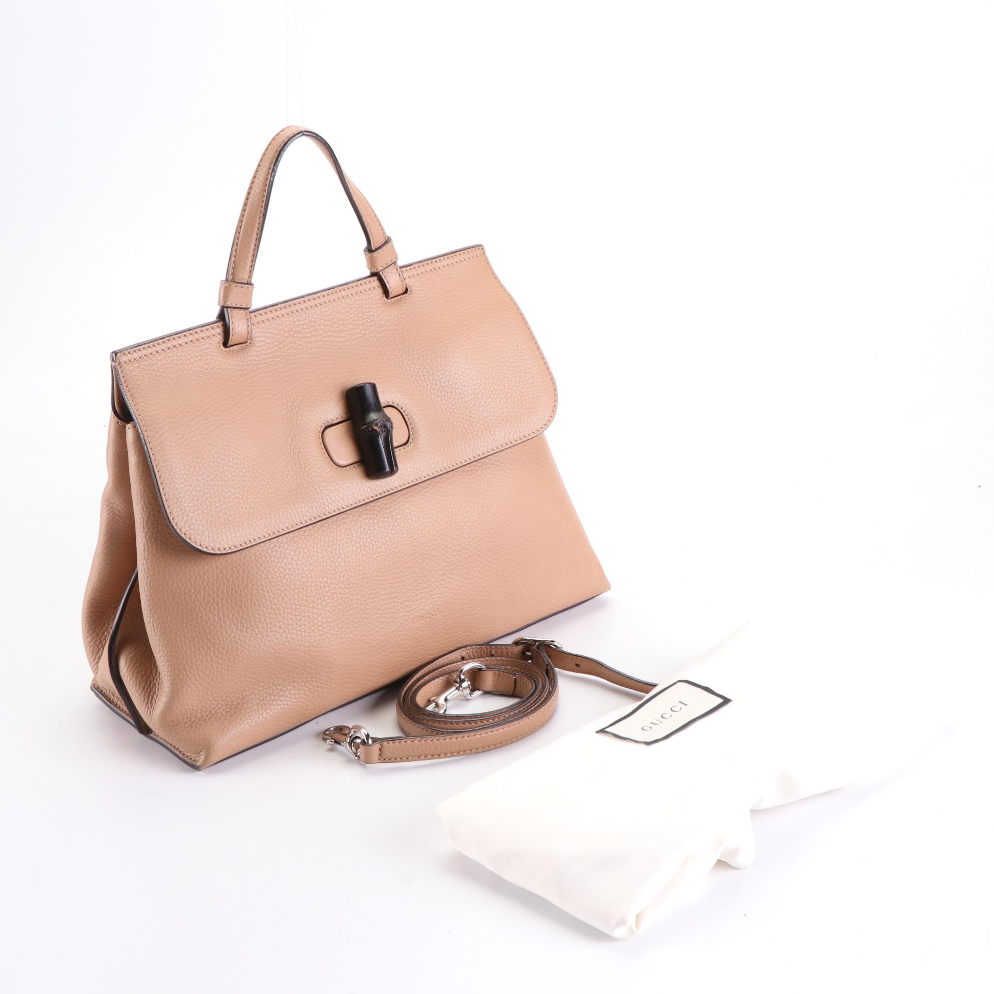 Bamboo Flap Shoulder Bag