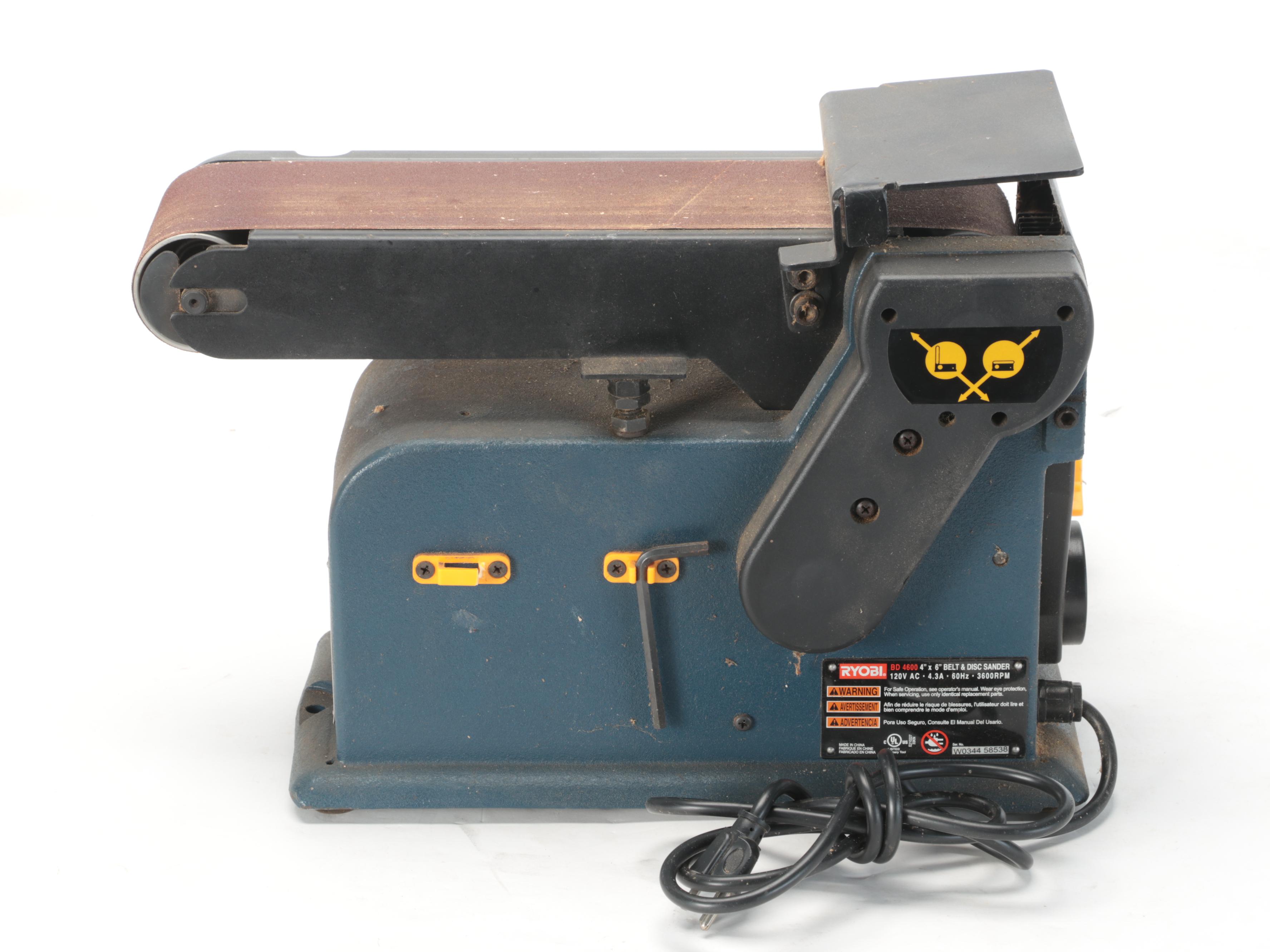 Ryobi Belt and Disc Sander EBTH