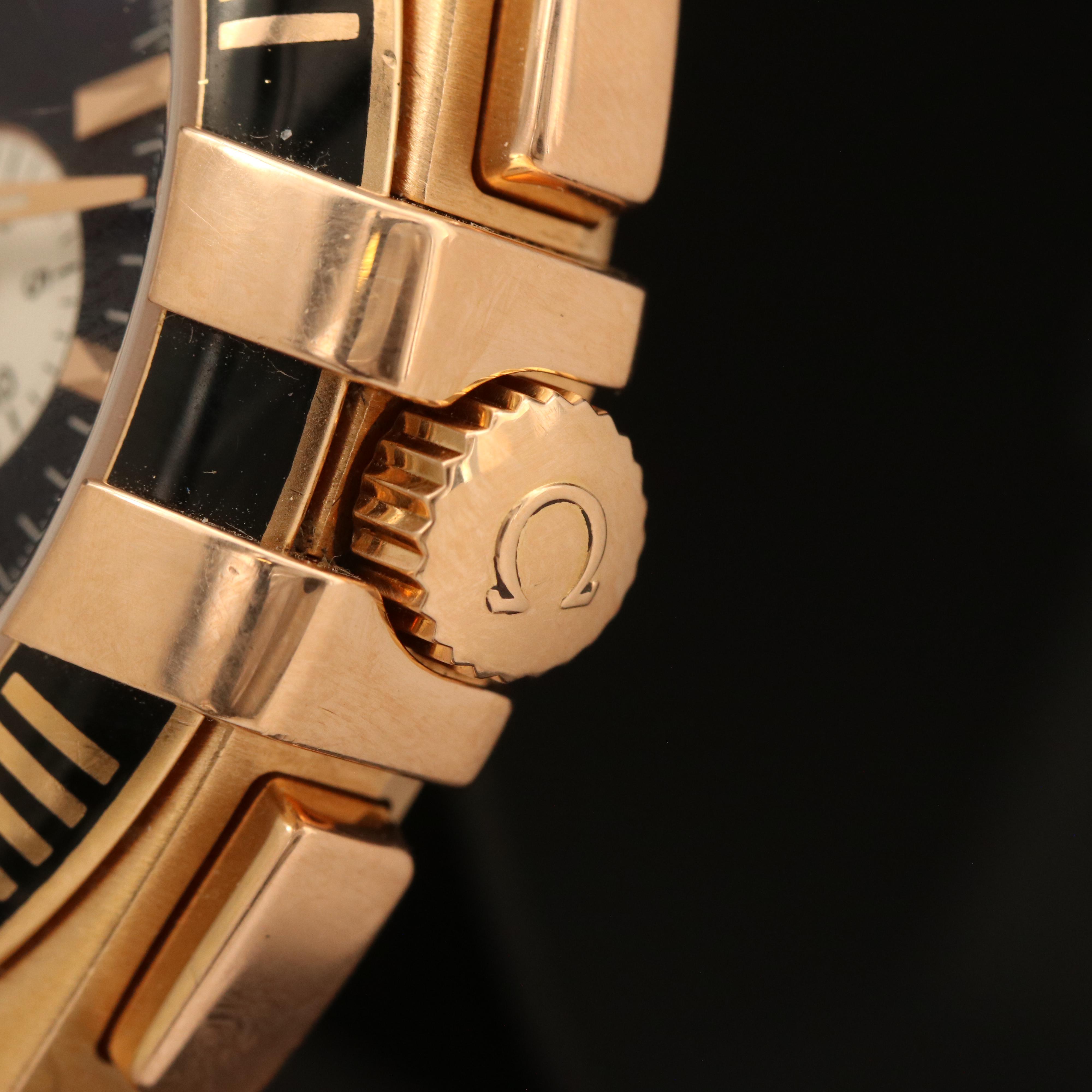 2006 18K Omega Double Eagle Constellation Chronograph Wristwatch EBTH