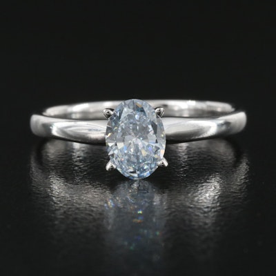 14K 0.70 CT Lab Grown Diamond Solitaire Ring