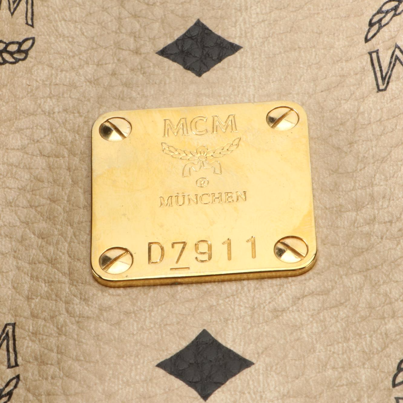 MCM Visetos Printed Leather Shoulder Bag EBTH