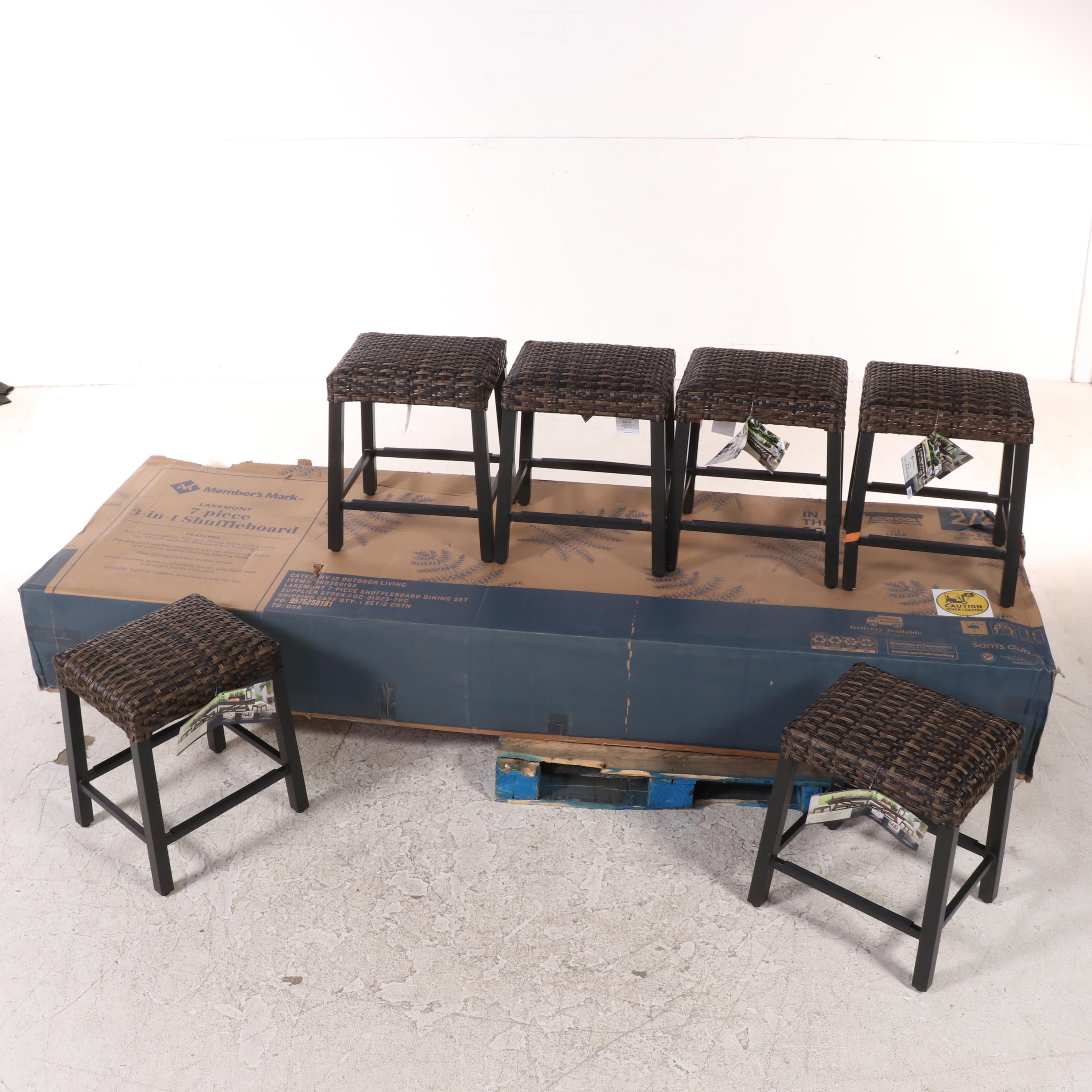 Member's Mark Lakemont SevenPiece Shuffleboard Dining Set EBTH