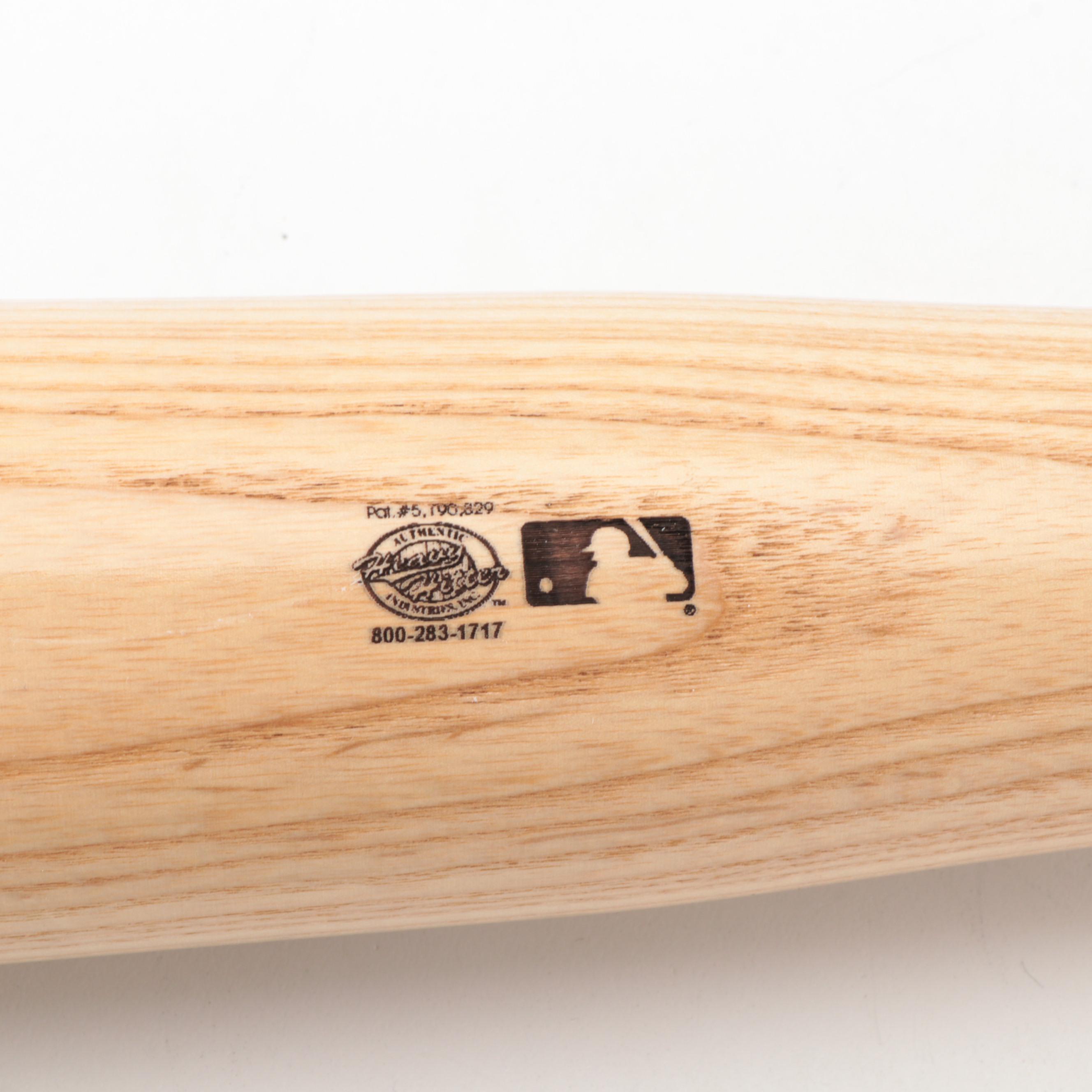 1999 MLB AllStar Game at Boston Carved Baseball Bat EBTH